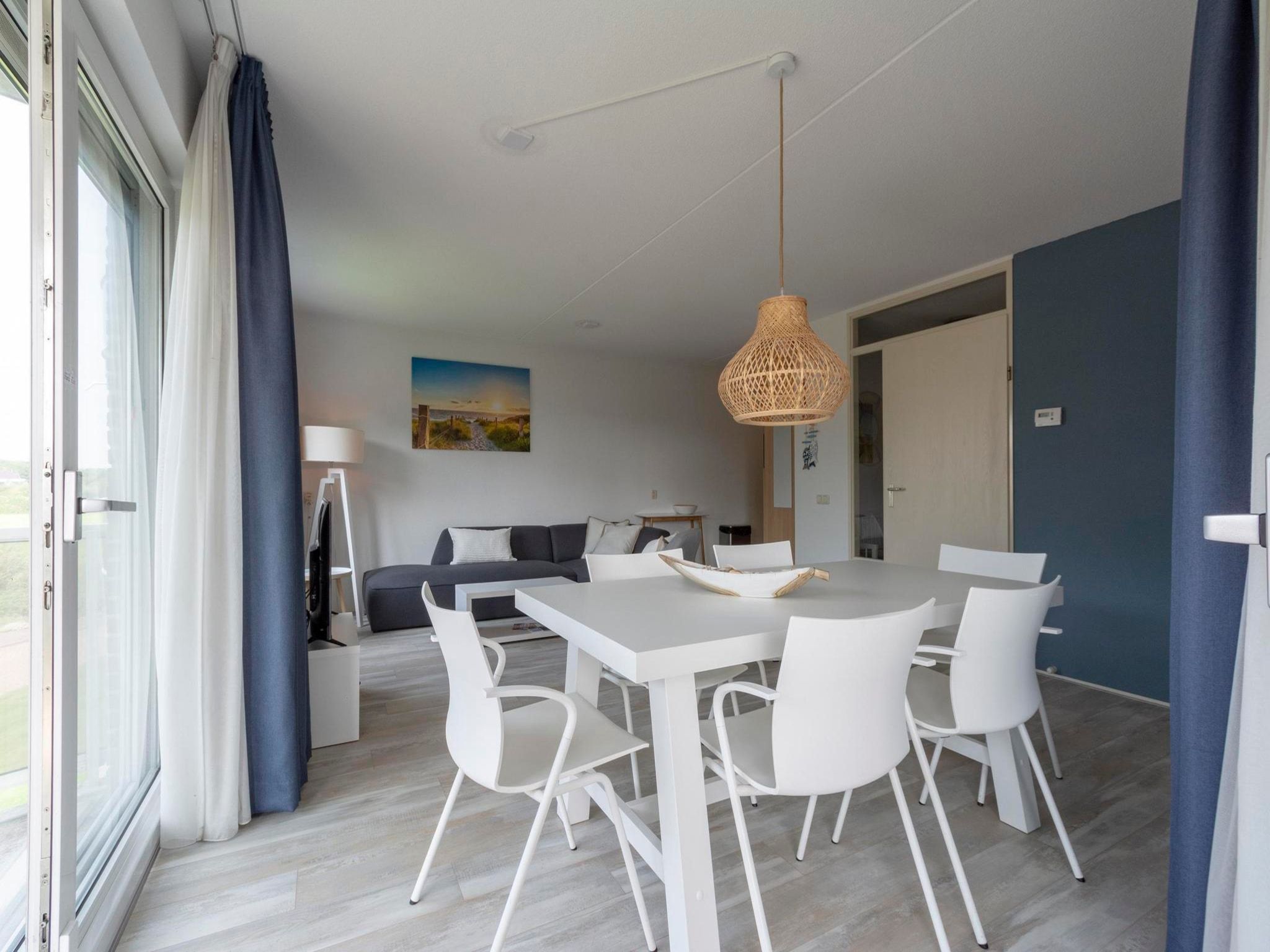 De eetkamer van Résidence Juliana 58 in Julianadorp aan Zee