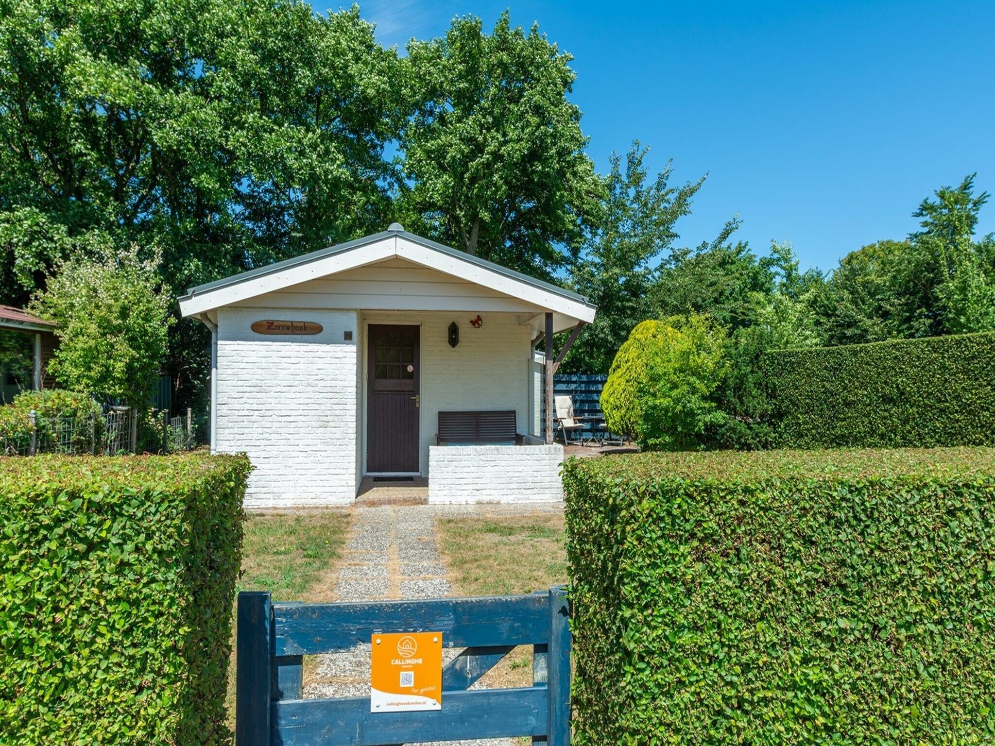 De tuin van Garnekuul 26 in Callantsoog