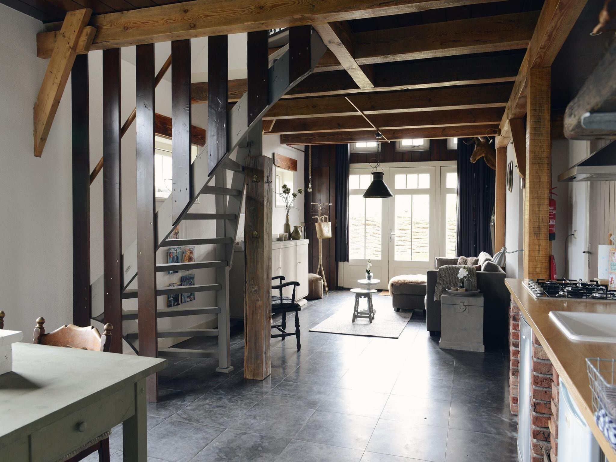 De woonkamer van Vossehoeck 1 in Callantsoog