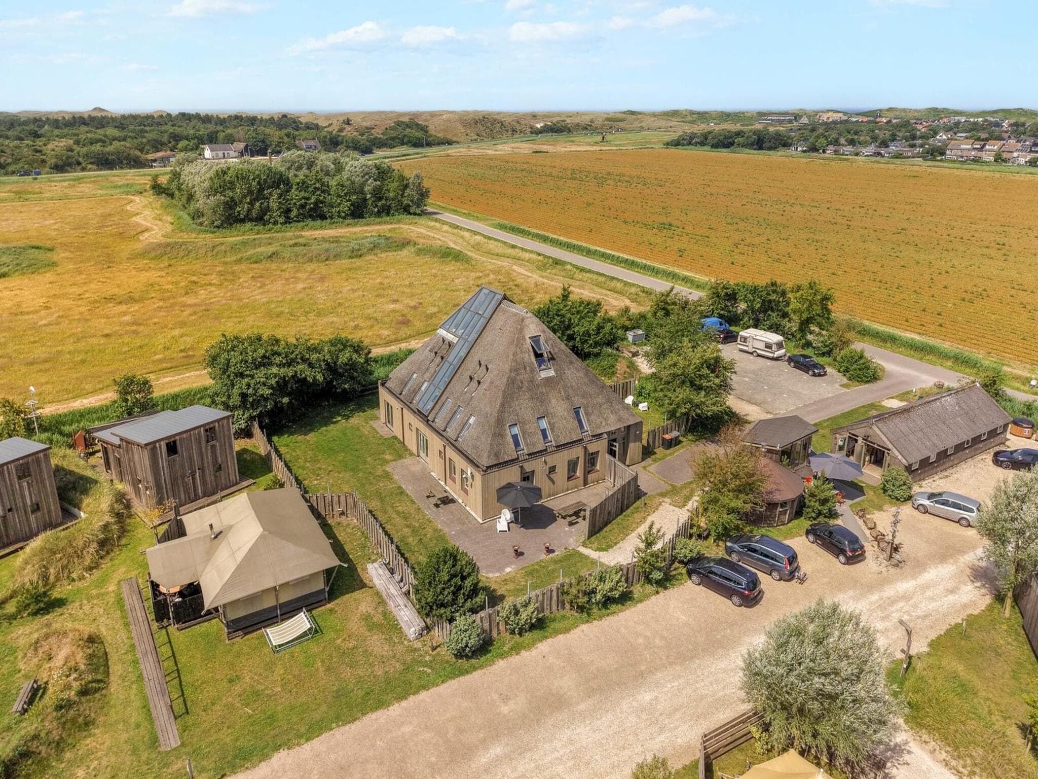 De buitenkant van Vossehoeck 1 in Callantsoog