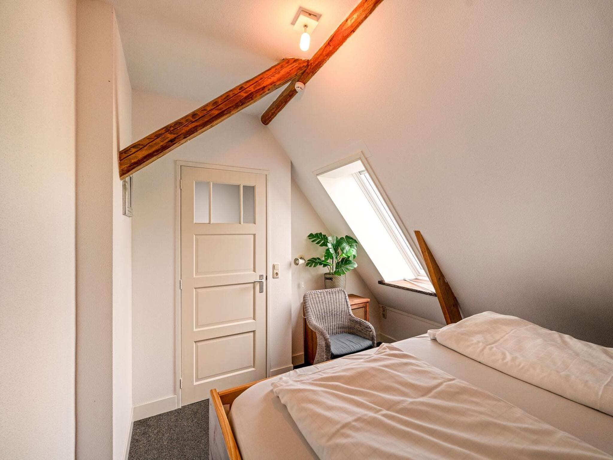 Een slaapkamer van Vossehoeck 1 in Callantsoog