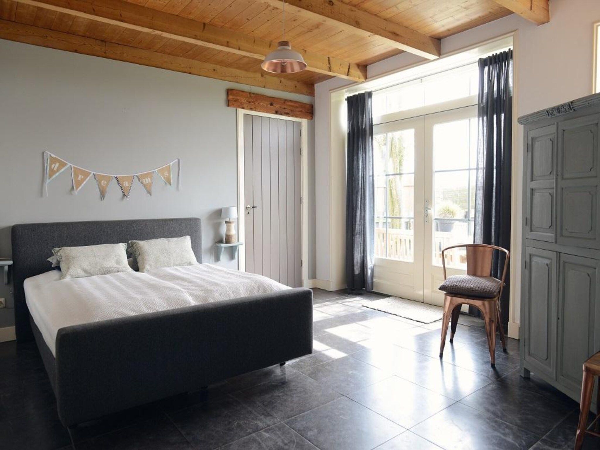 Een slaapkamer van Vossehoeck 3 in Callantsoog