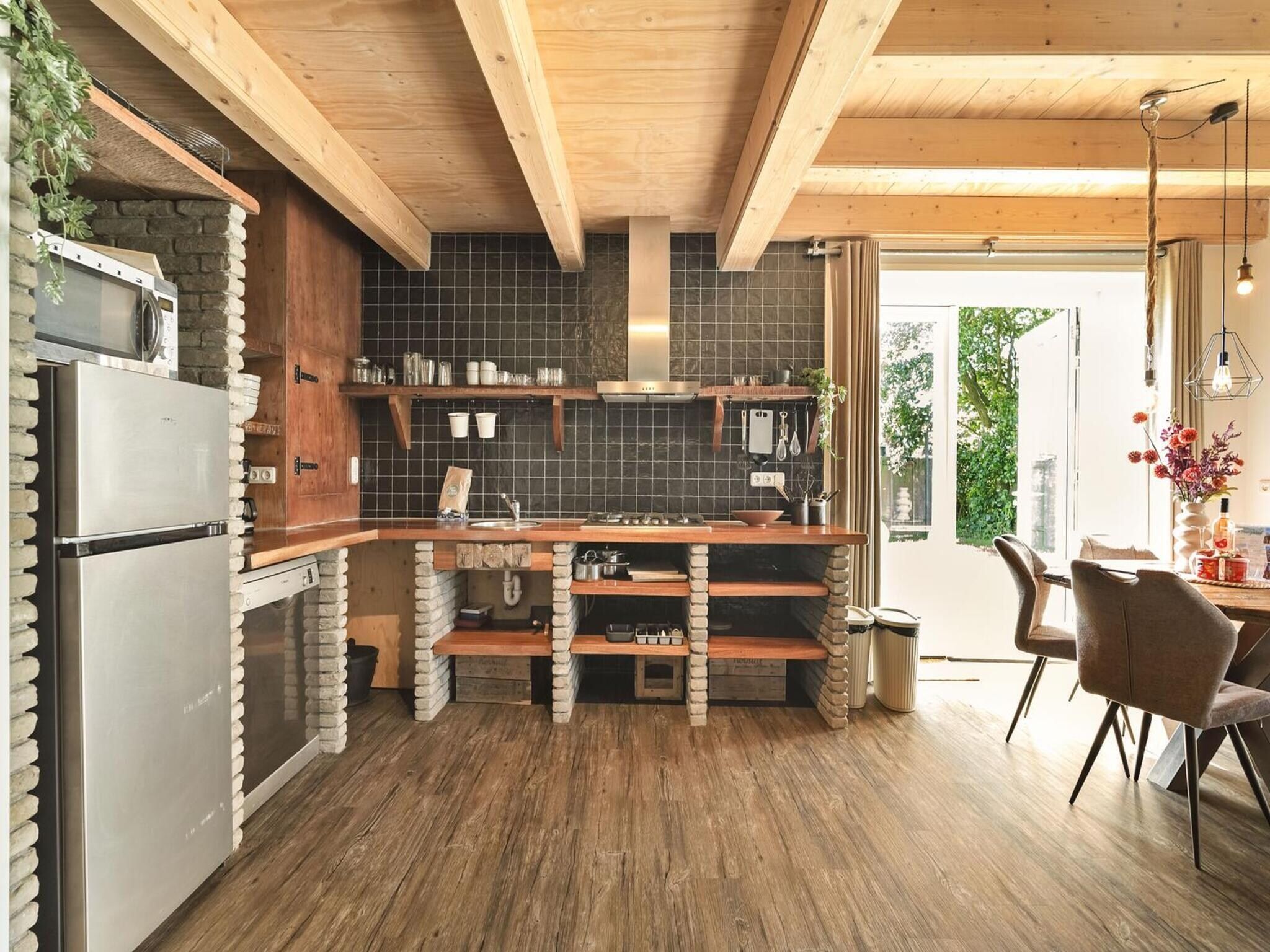 De keuken van Vossehoeck 3 in Callantsoog