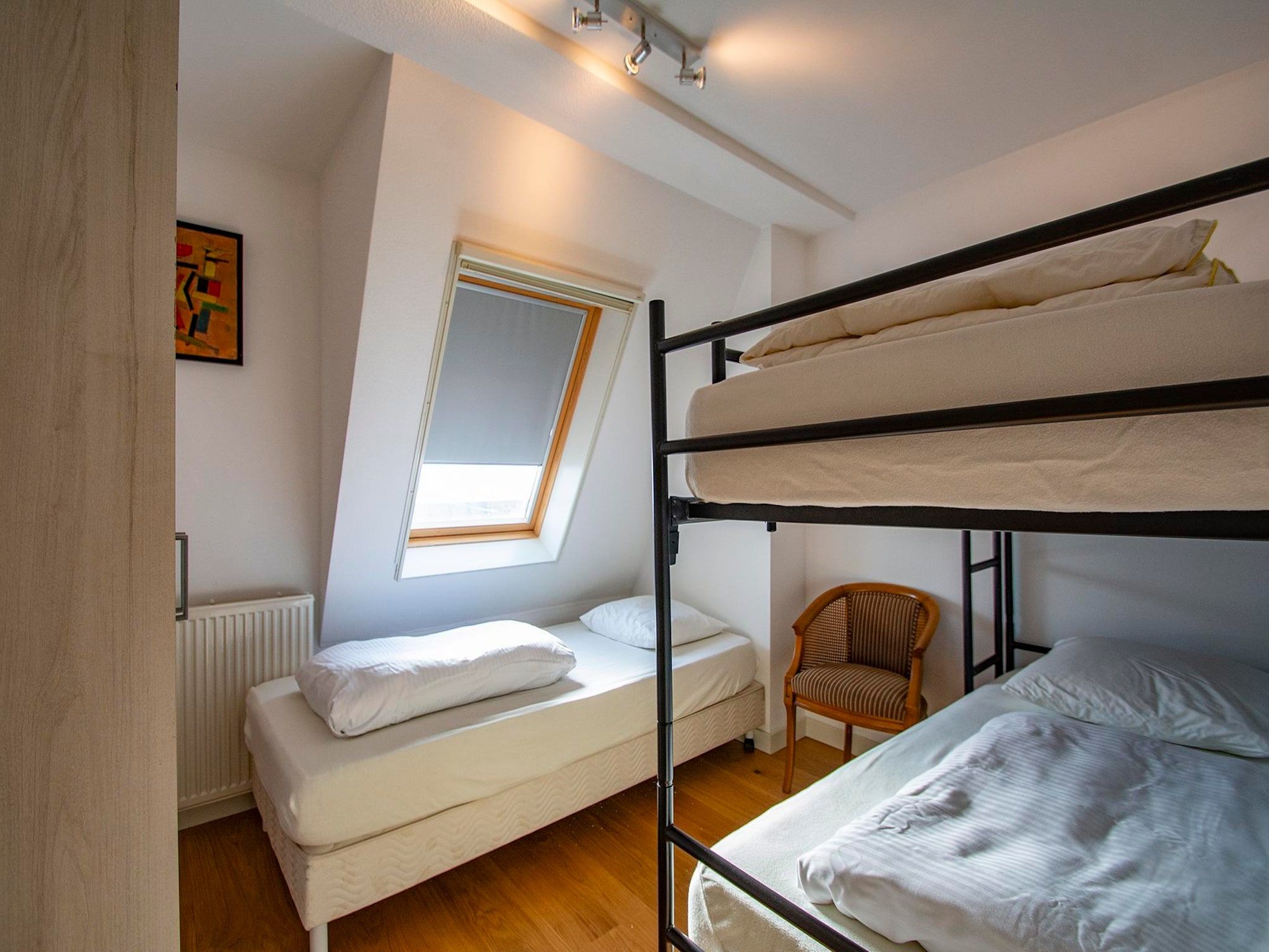 Een slaapkamer van Duinerei C301/C302 in Groote Keeten