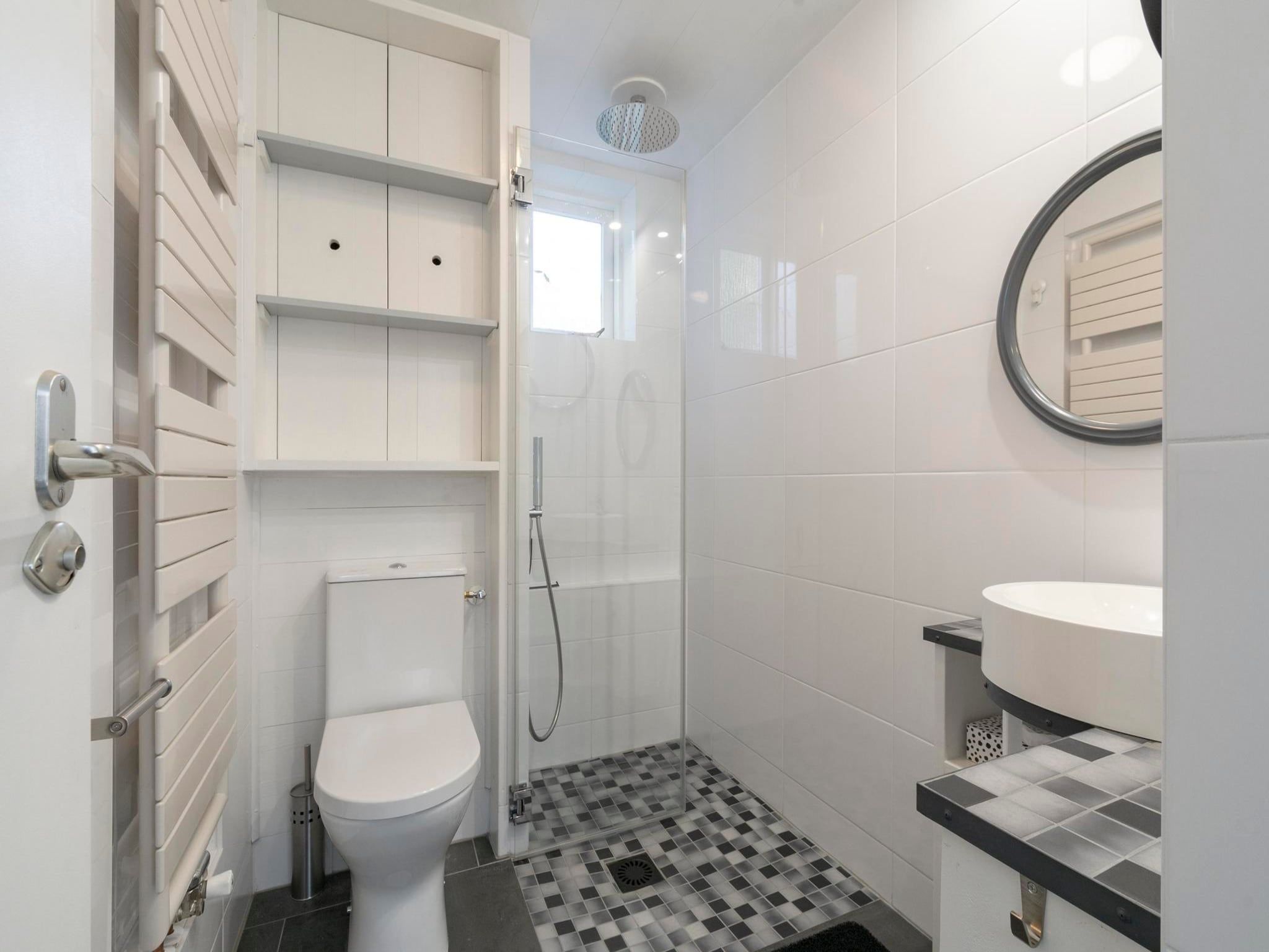 De badkamer van Duinland 110 in Sint Maartenszee