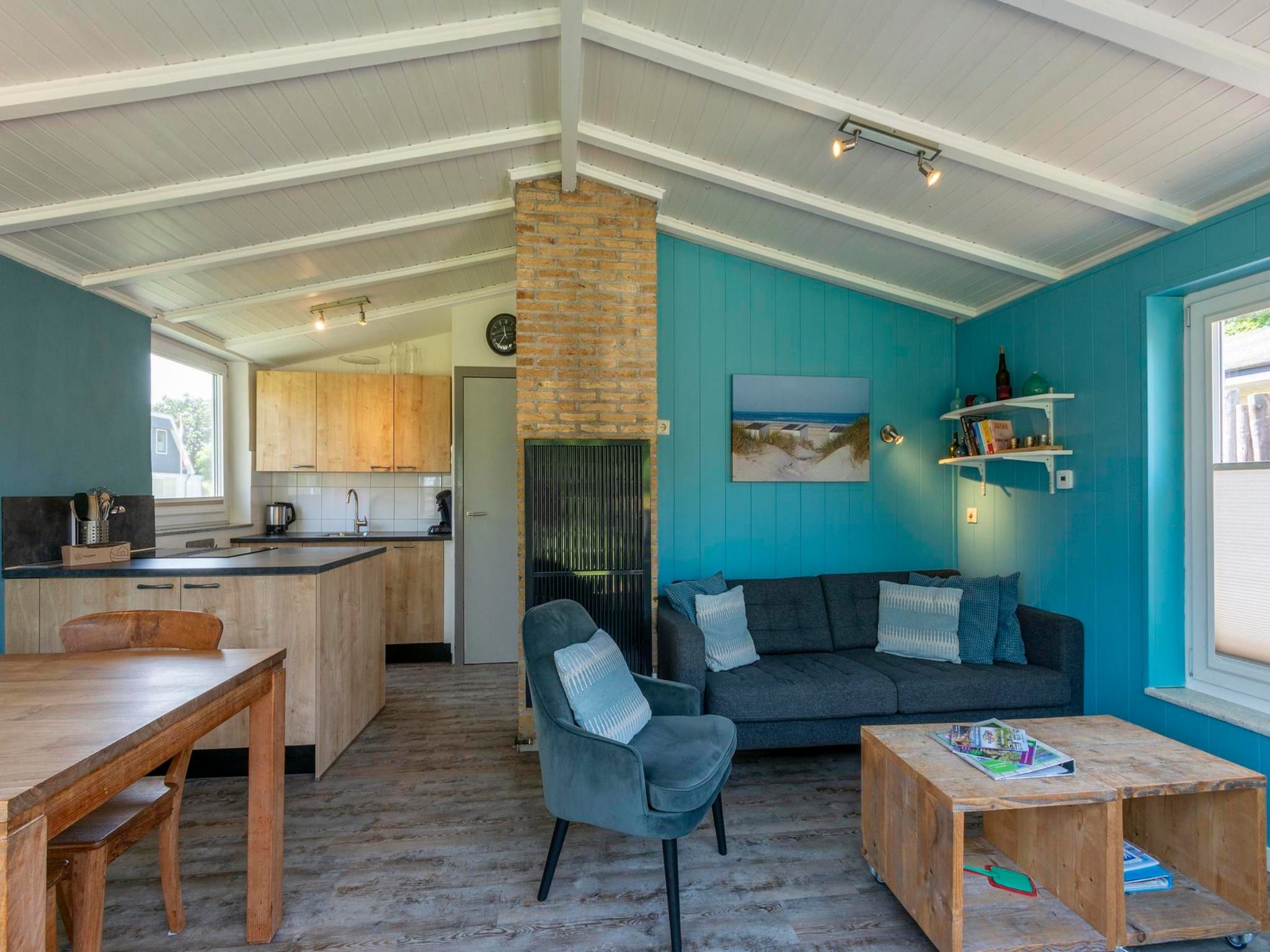 De woonkamer van Garnekuul 56 in Callantsoog
