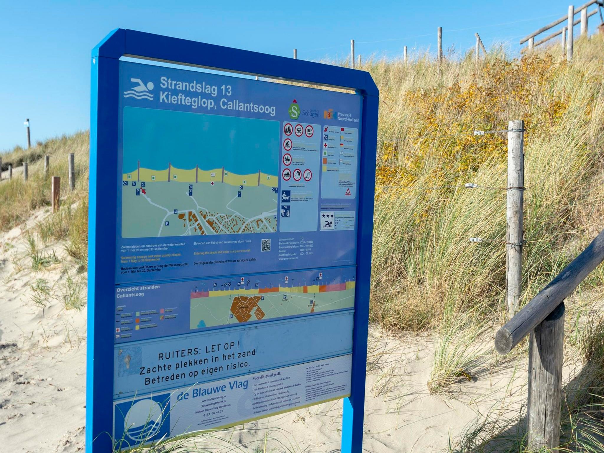 De omgeving van Wijde Blick 103 in Callantsoog