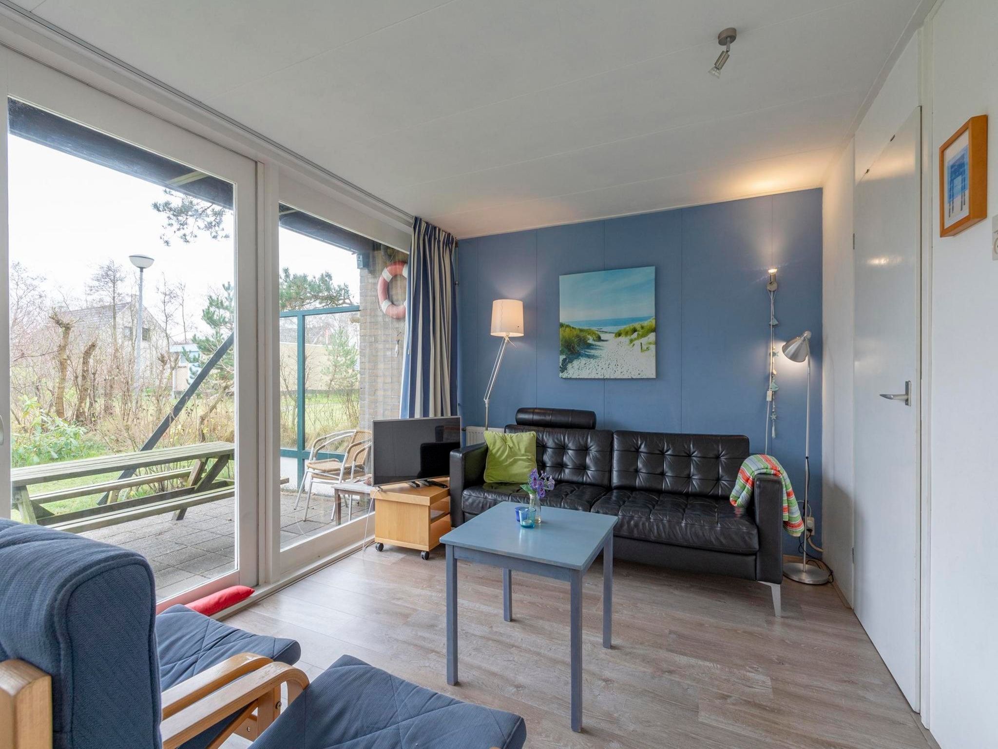 De woonkamer van Garnekuul 81 in Callantsoog