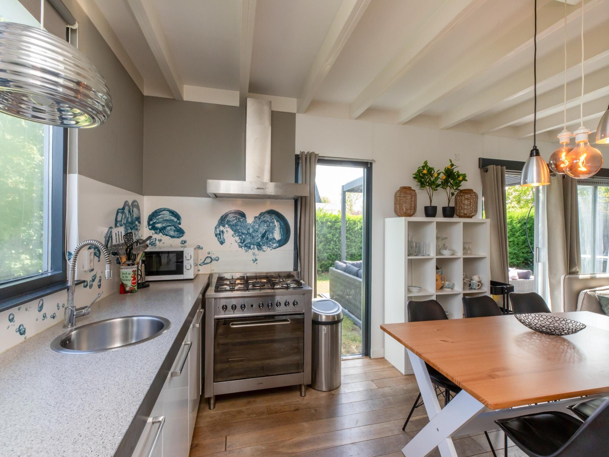 De keuken van Strandhuis Schoneveld in Breskens