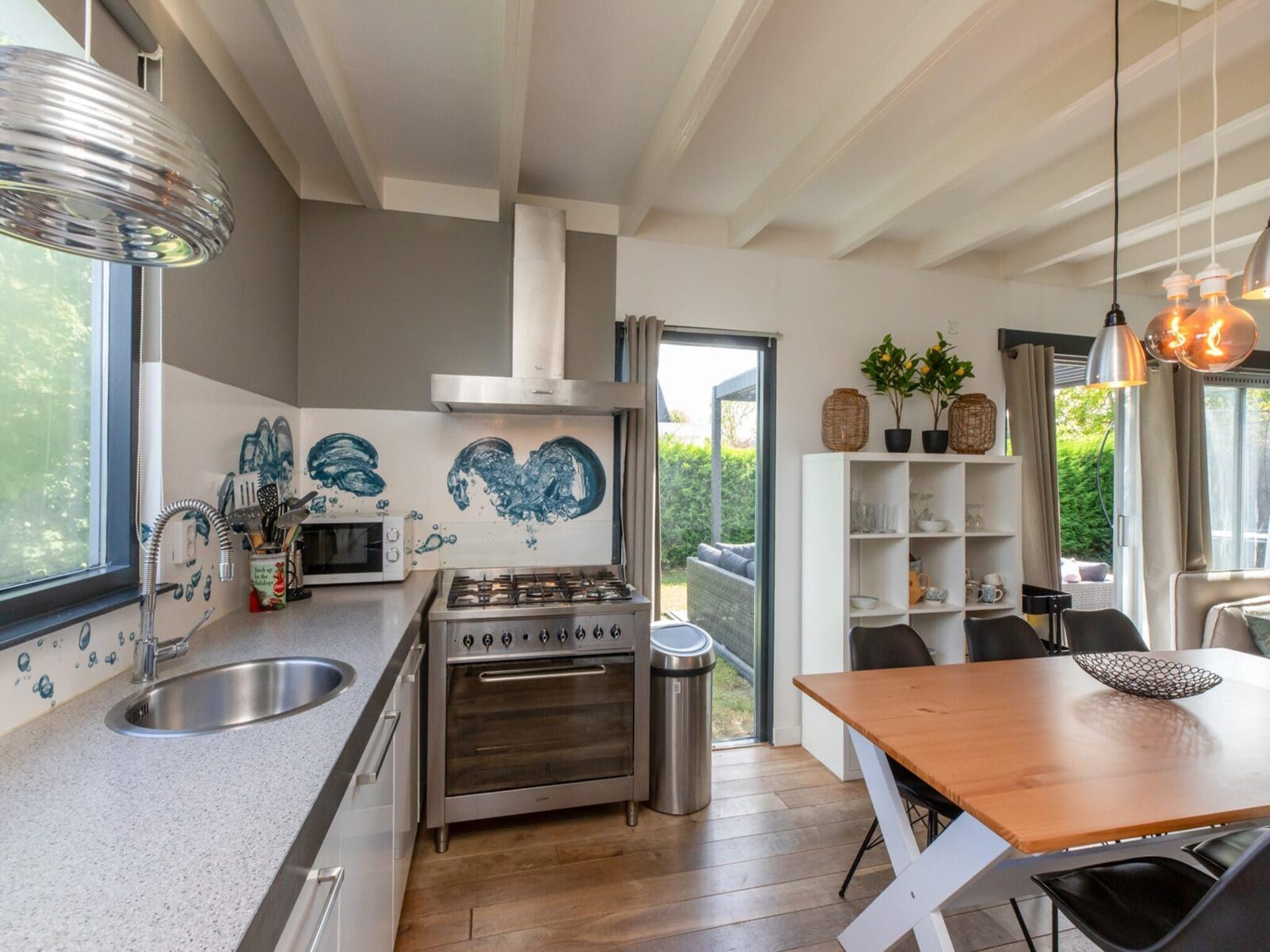 De keuken van Strandhuis Schoneveld in Breskens