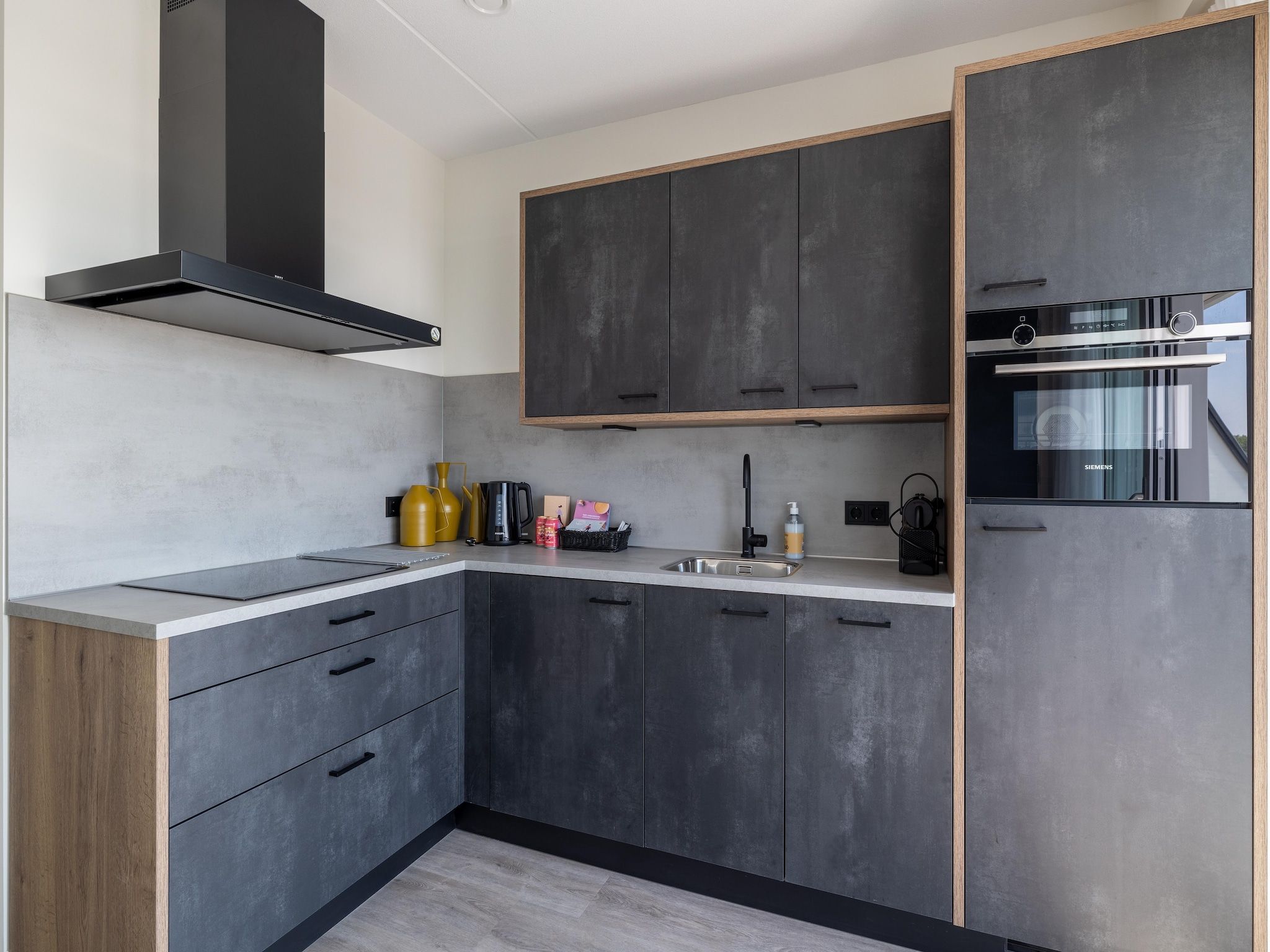 De keuken van Luxe appartement Vista Maris - Havenweg 8-46  Sint-Annaland Oosterschelde in Sint-Annaland