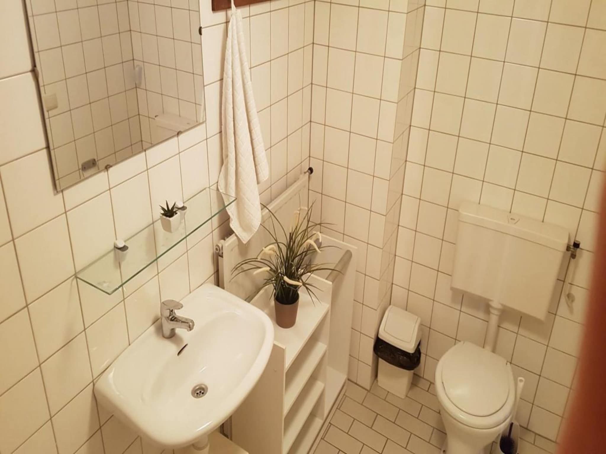 De badkamer van Schoneveld 353 Strandparel Breskens in Breskens