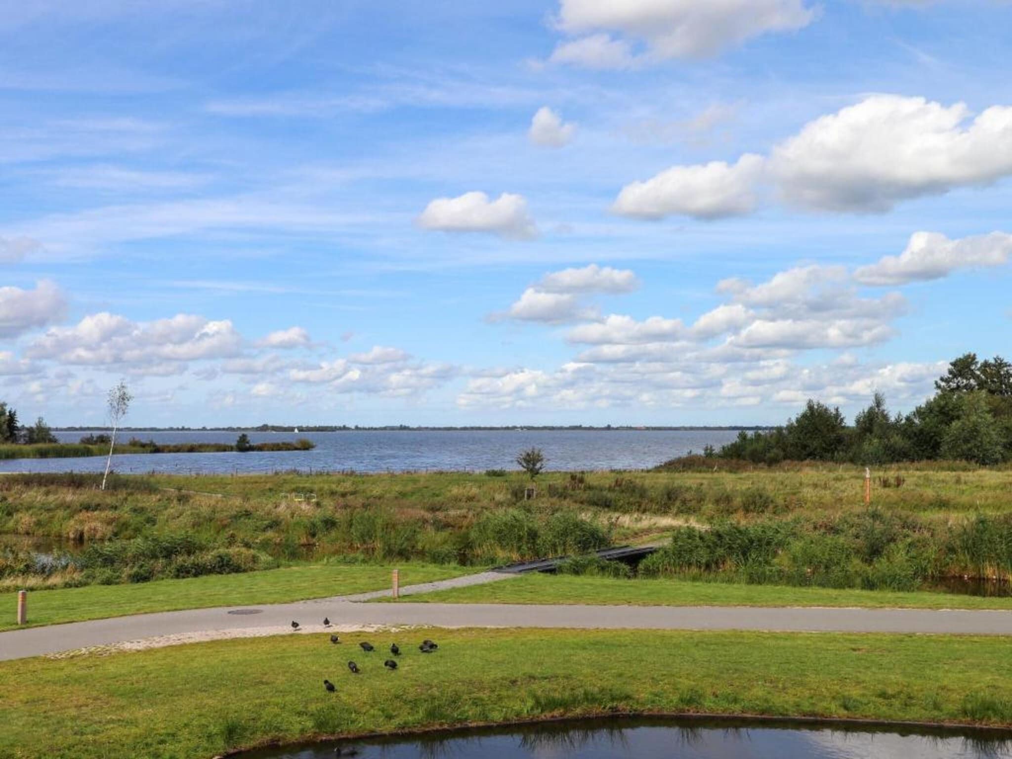 De omgeving van Docklodge 34 in Delfstrahuizen