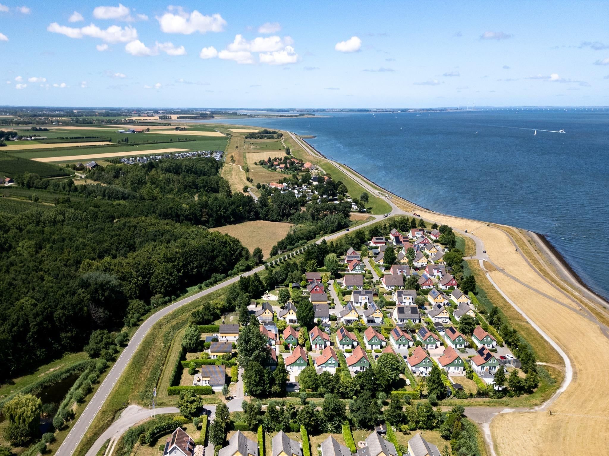 De omgeving van Villapark De Oesterbaai 112 in Wemeldinge