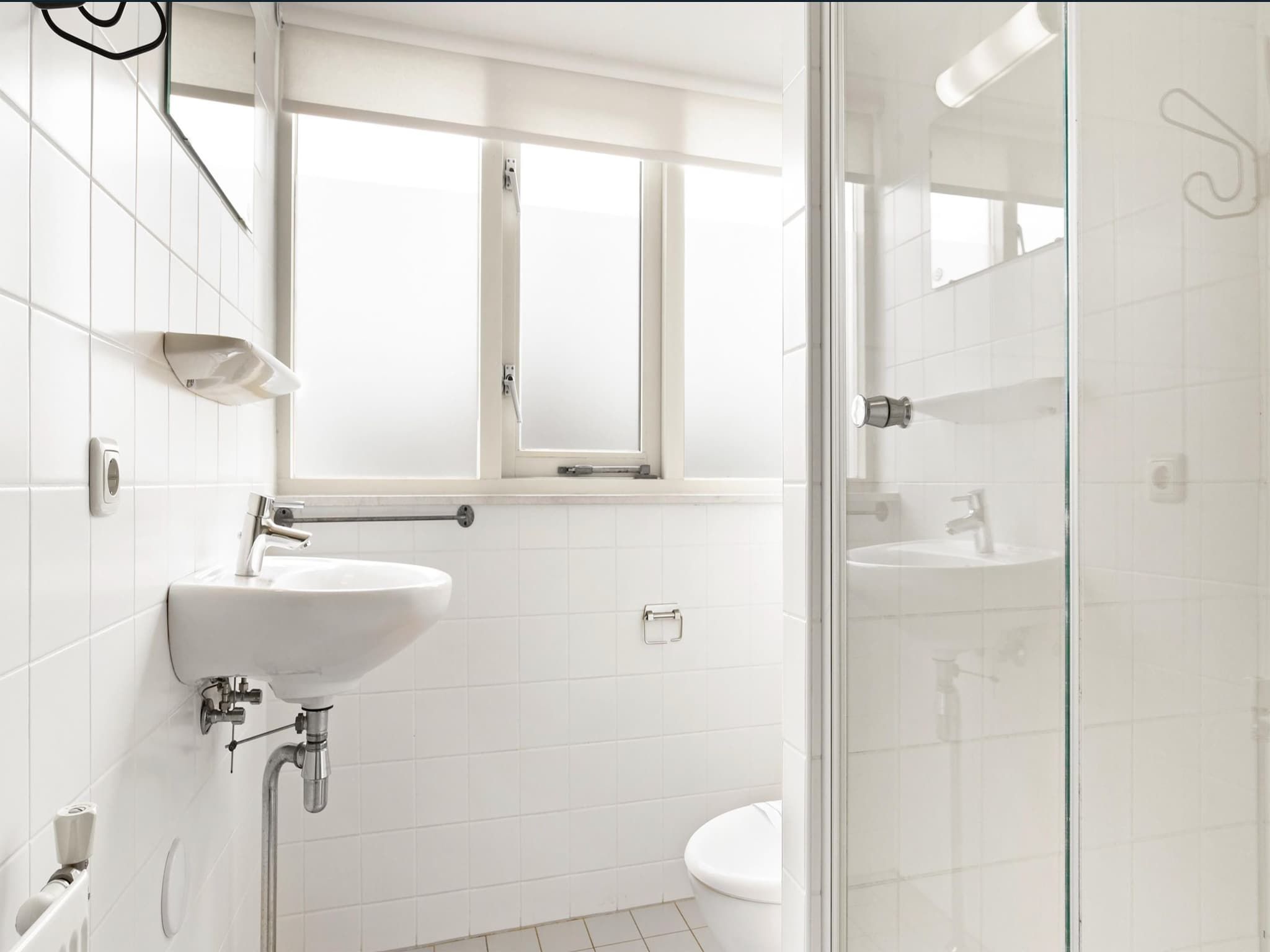 De badkamer van Standaard 211 in Simonshaven