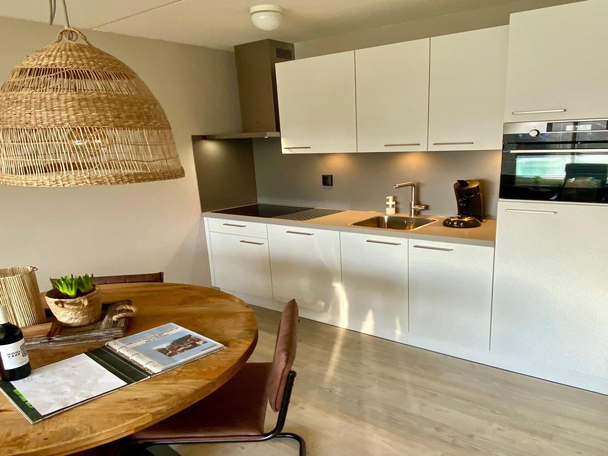 De keuken van Beach Appartement 28 in Callantsoog