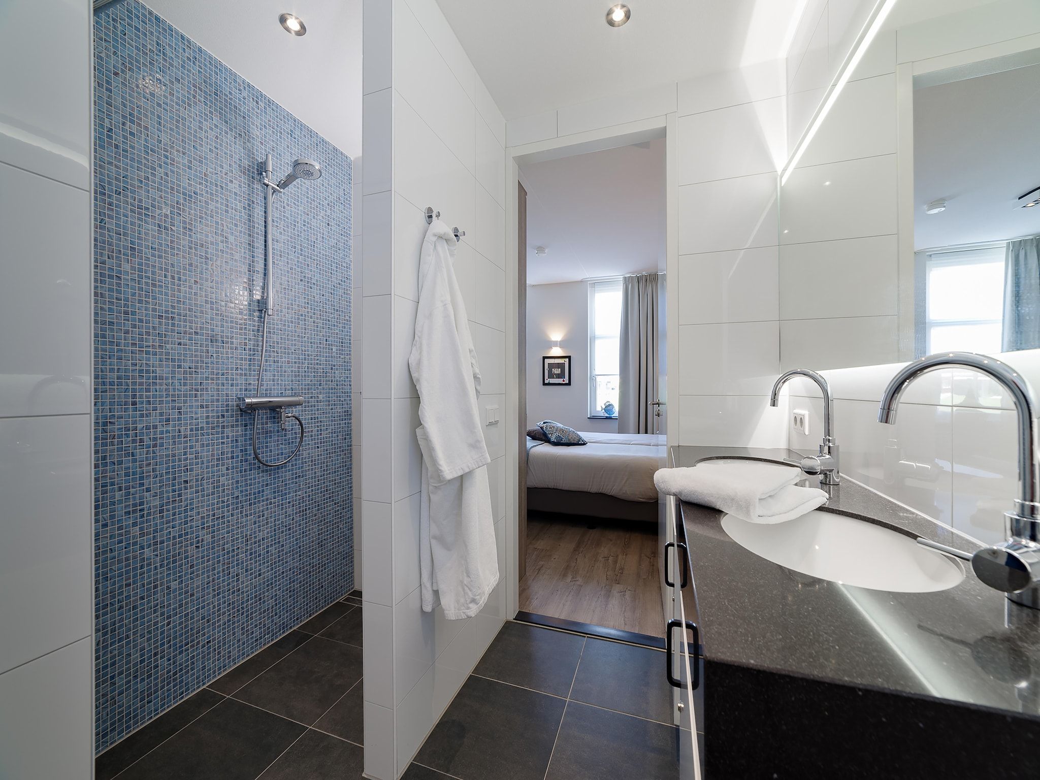 De badkamer van Game Villa in Colijnsplaat
