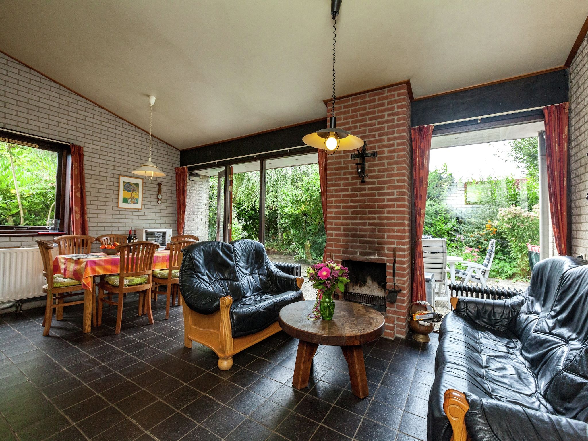 De woonkamer van De Nachtegaal - Veerse Meer in Kamperland