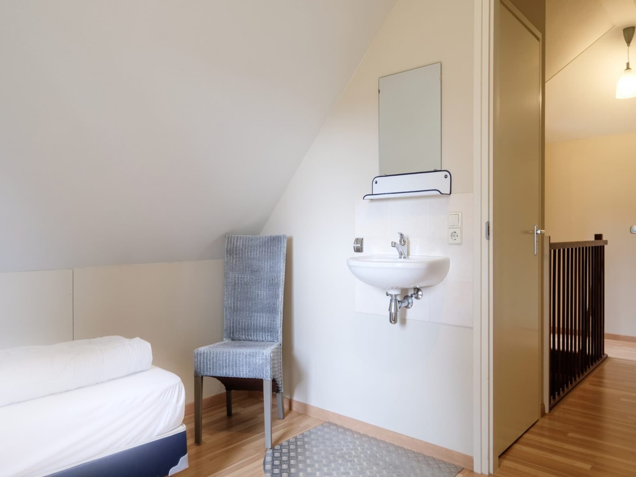 De badkamer van Anzelhoef 2 in Sint Maartenszee