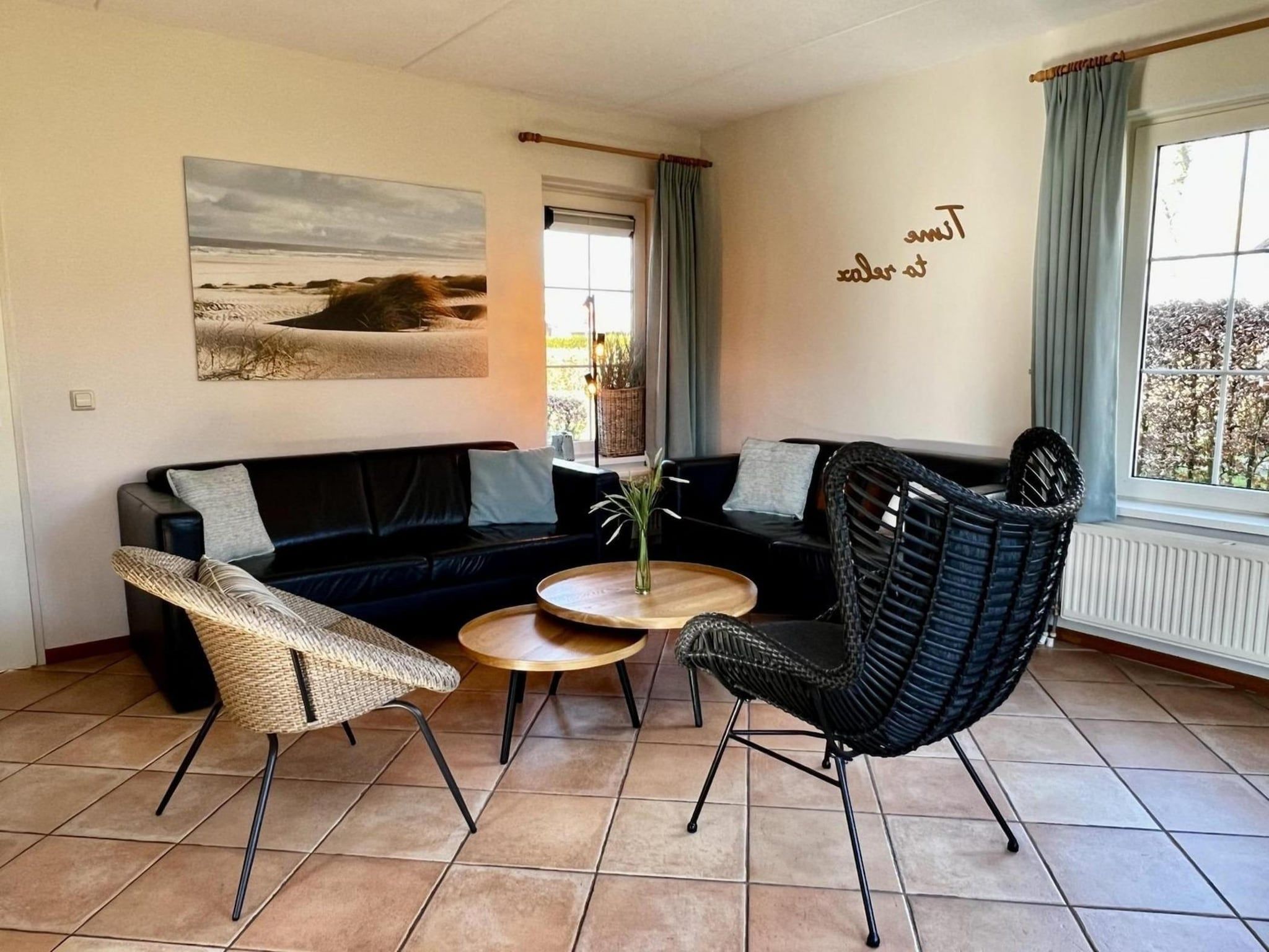 Het terras van Anzelhoef 2 in Sint Maartenszee