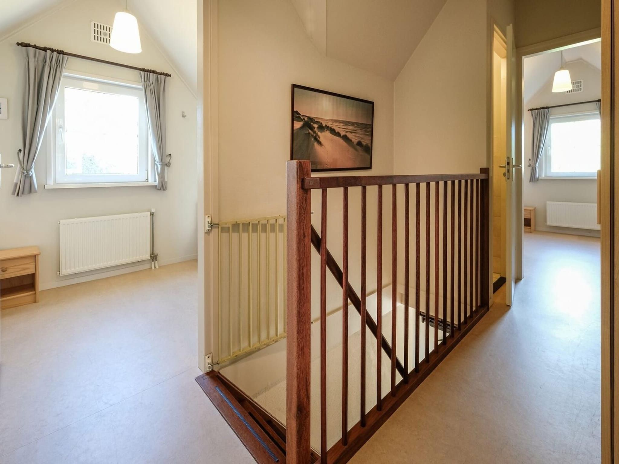 Een slaapkamer van Anzelhoef 8 in Sint Maartenszee