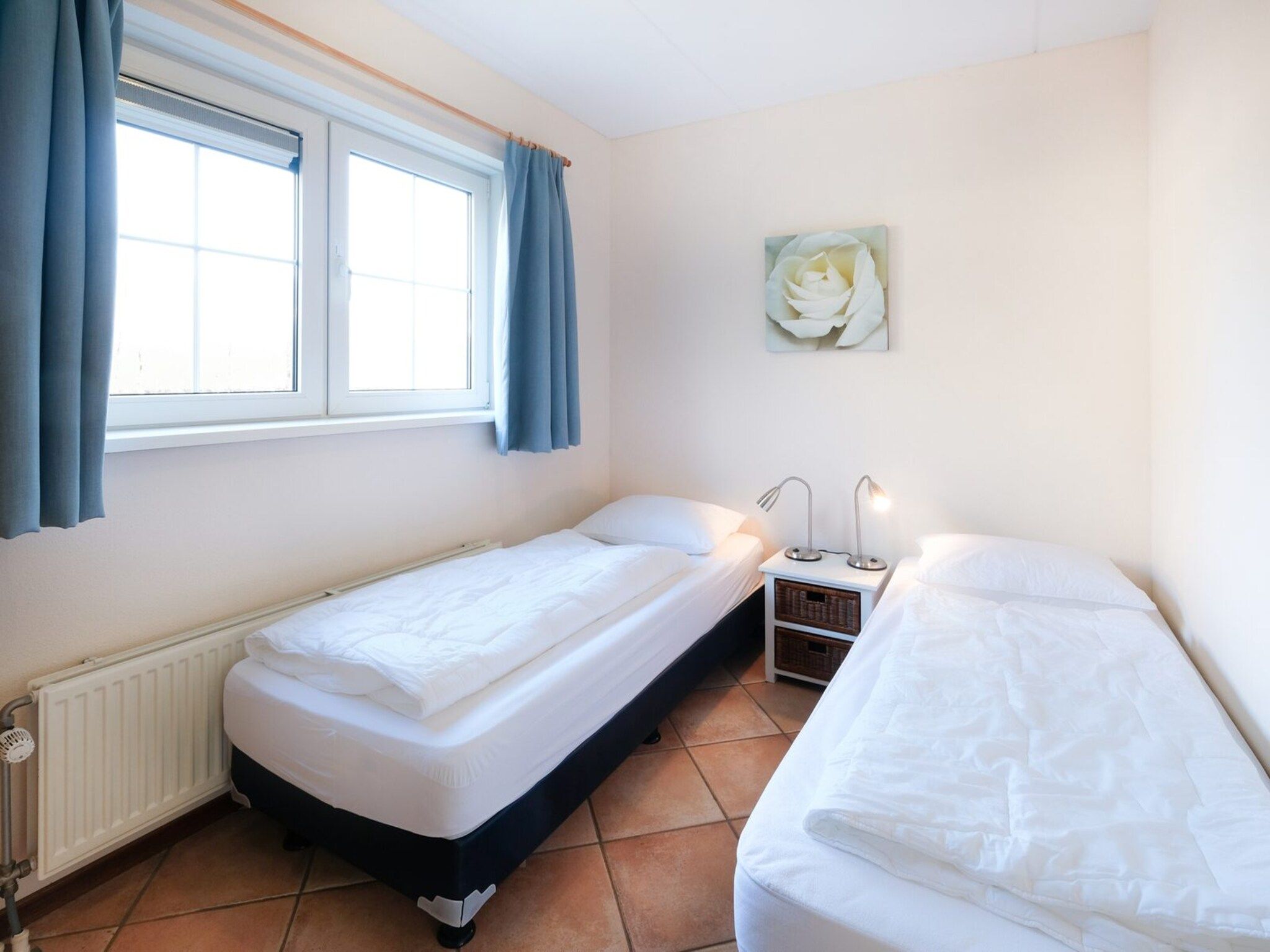 Een slaapkamer van Anzelhoef 31 in Sint Maartenszee