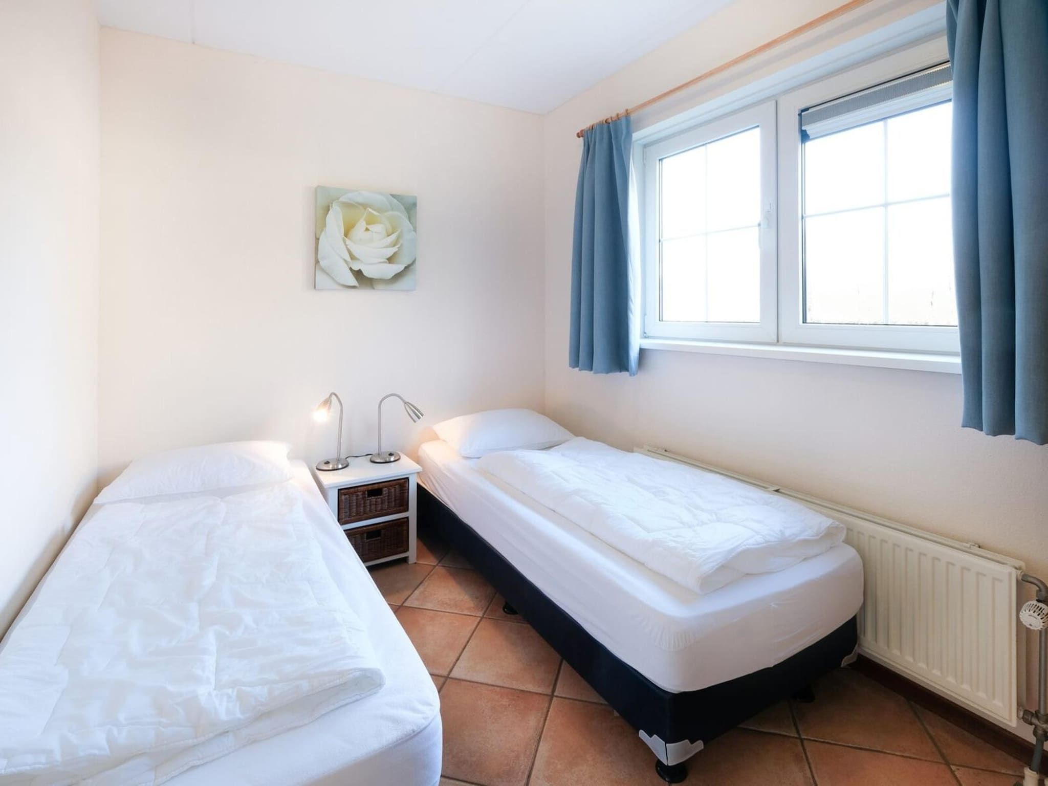 Een slaapkamer van Anzelhoef 31 in Sint Maartenszee