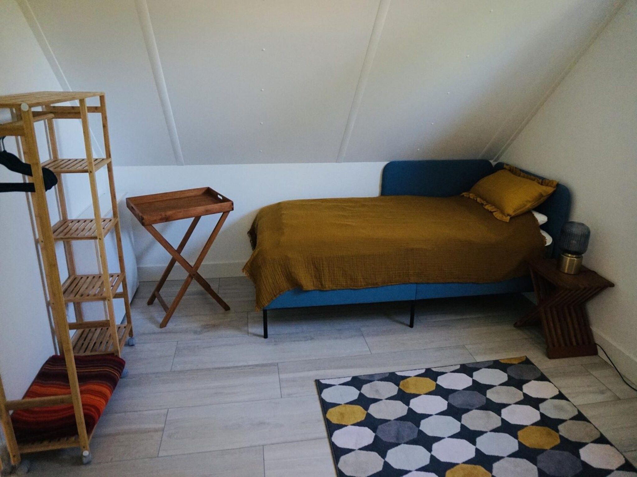 Een slaapkamer van De Wielen 73 in Sint Maarten