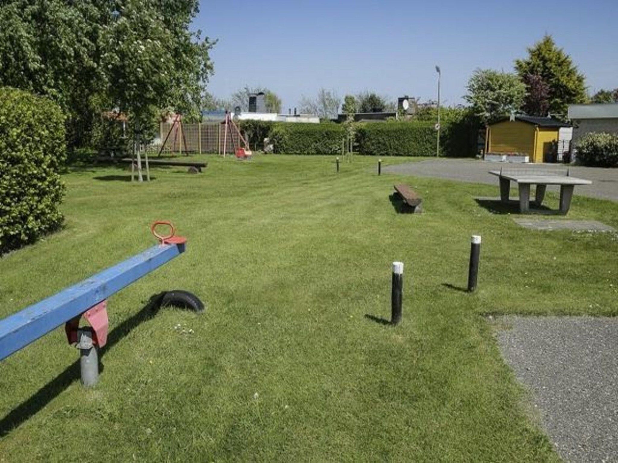 De tuin van De Schelp 14 in Sint Maartenszee