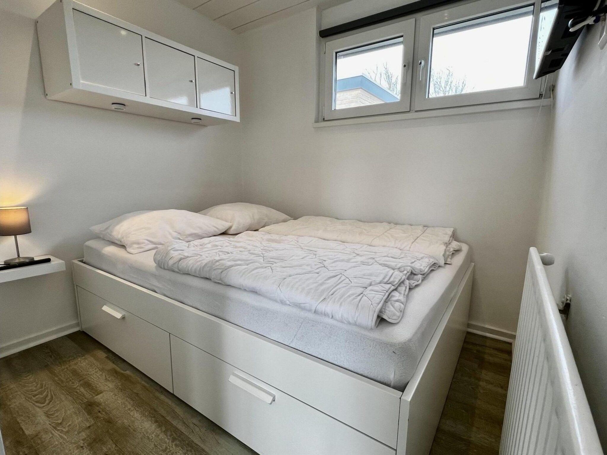 De woonkamer van De Schelp 27 in Sint Maartenszee