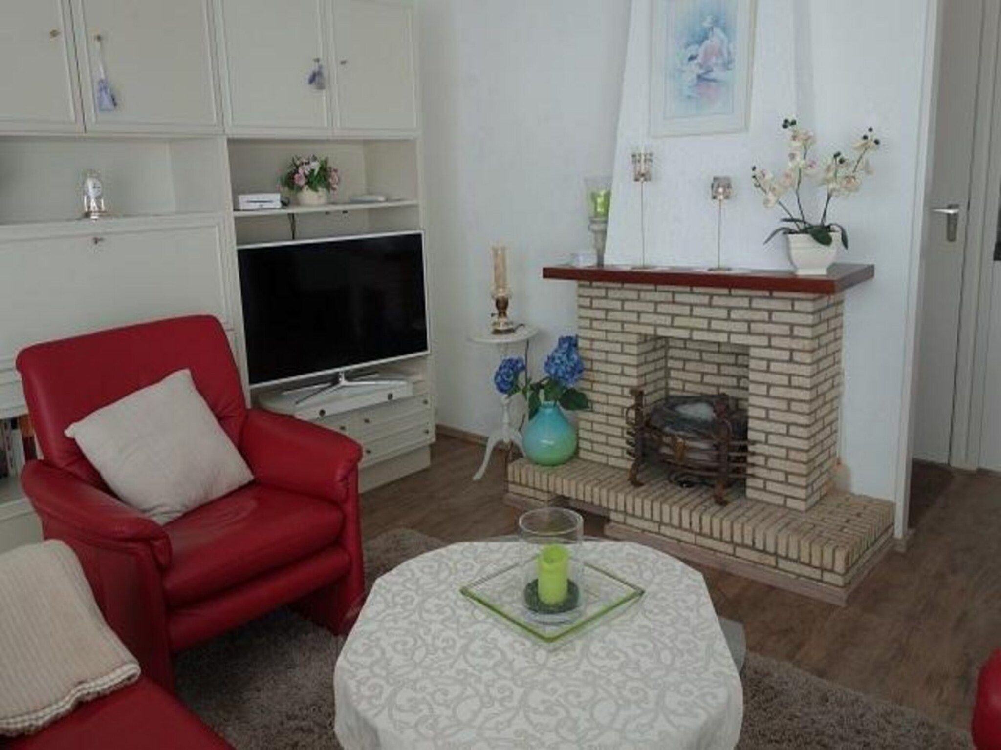 De woonkamer van Eureka 032 in Sint Maartenszee