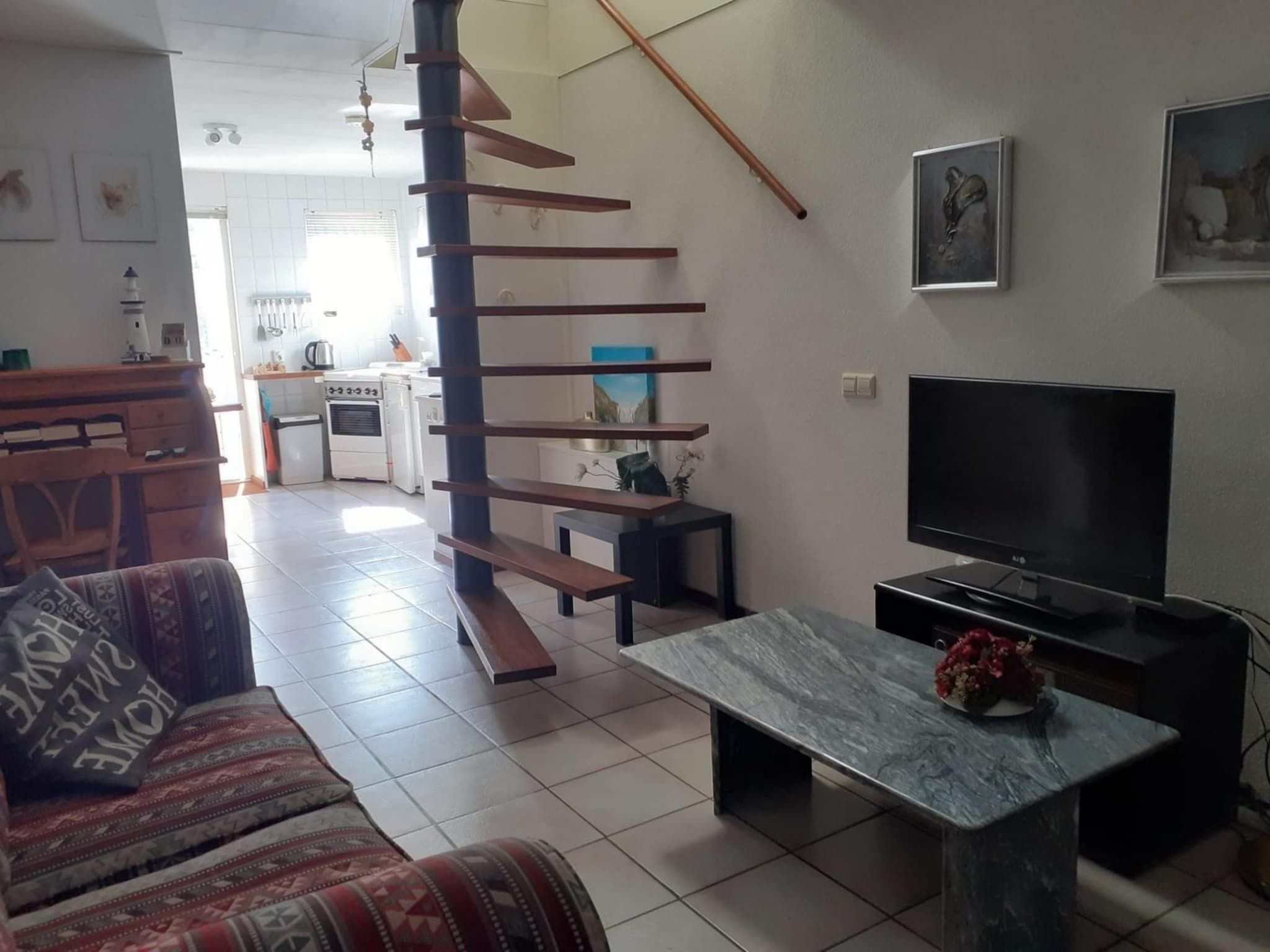 De woonkamer van Singel 62 in Petten