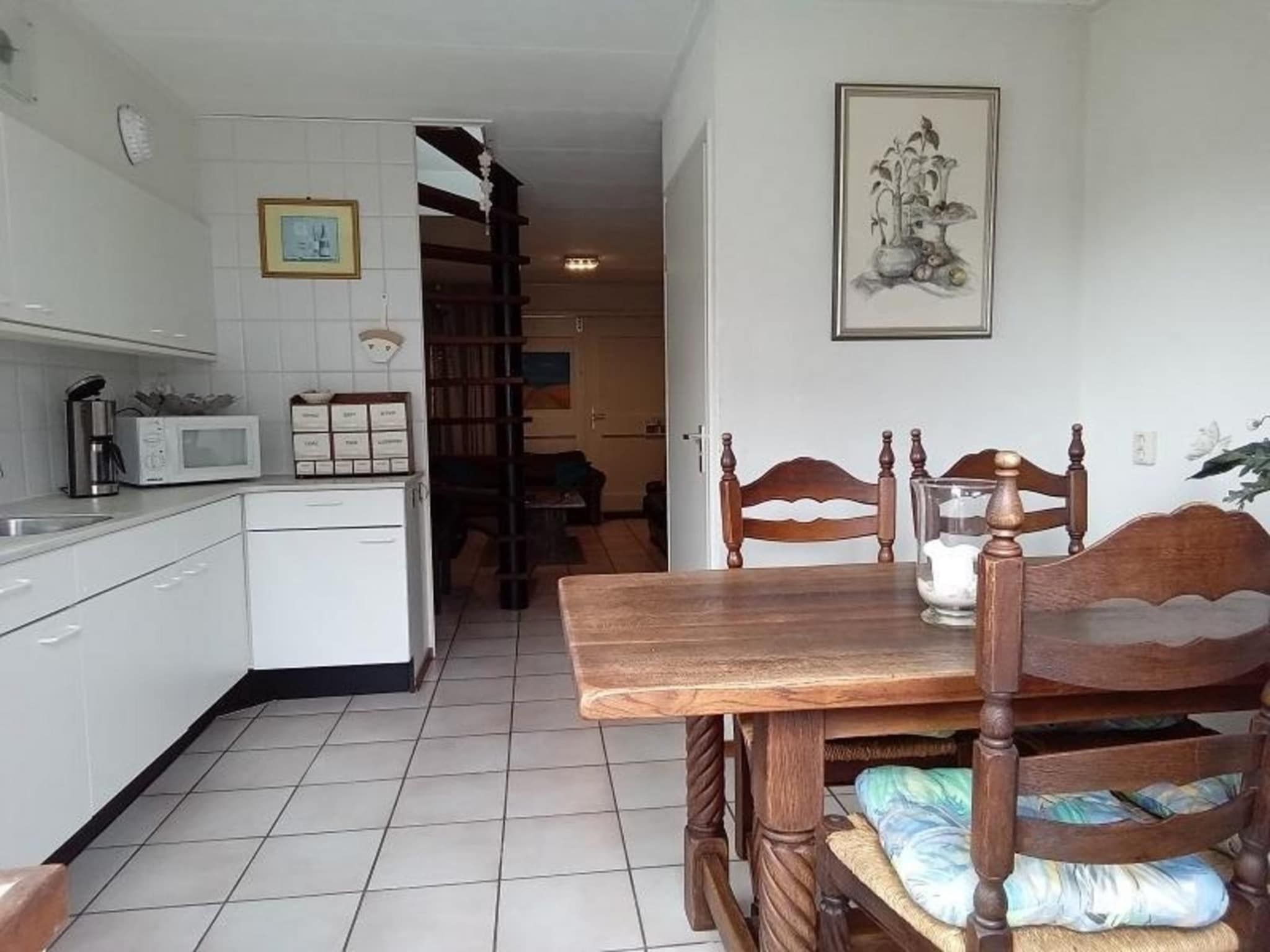 De eetkamer van Singel 62 in Petten
