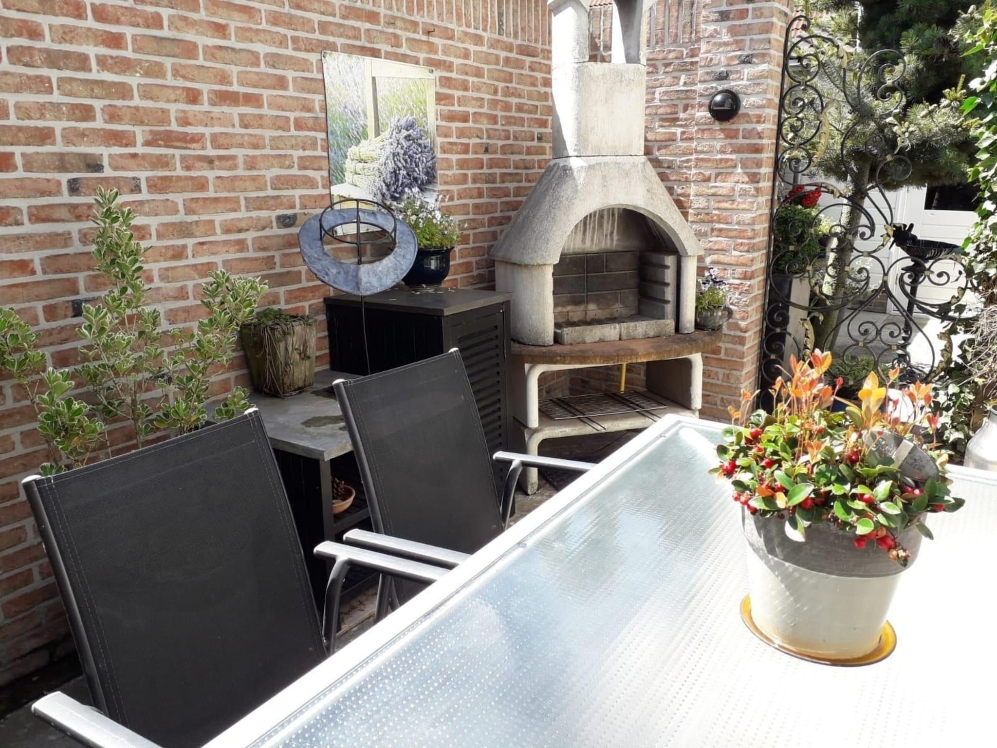 Een slaapkamer van Singel 62 in Petten