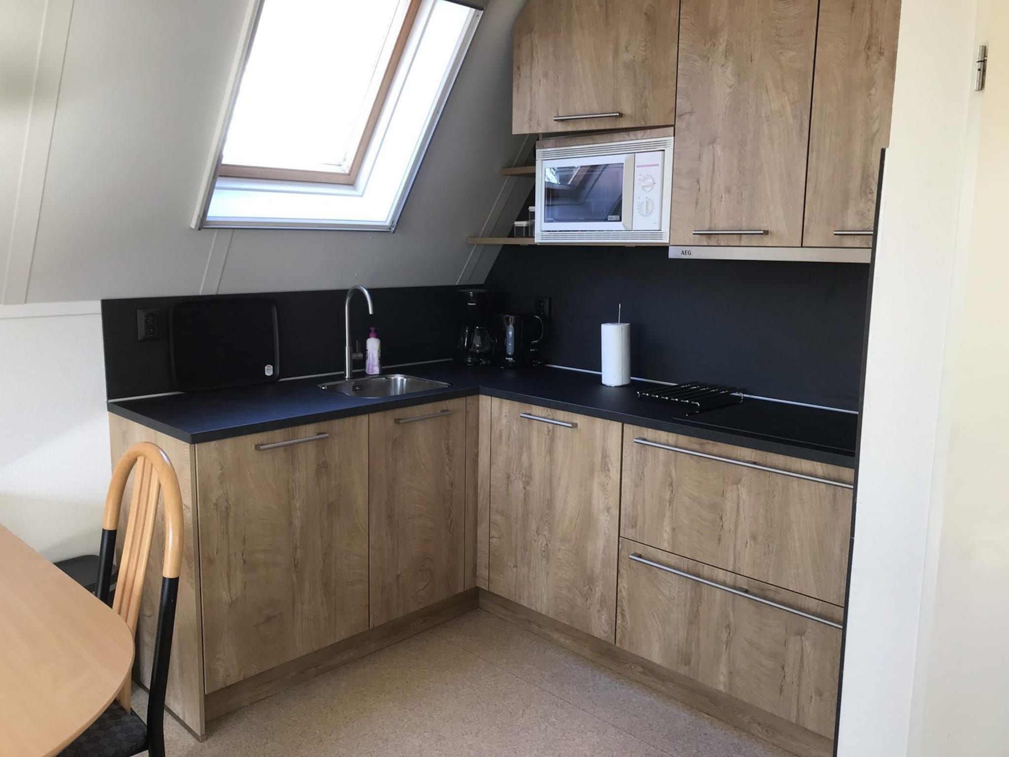 De keuken van Vogelvrij 4 in Burgerbrug