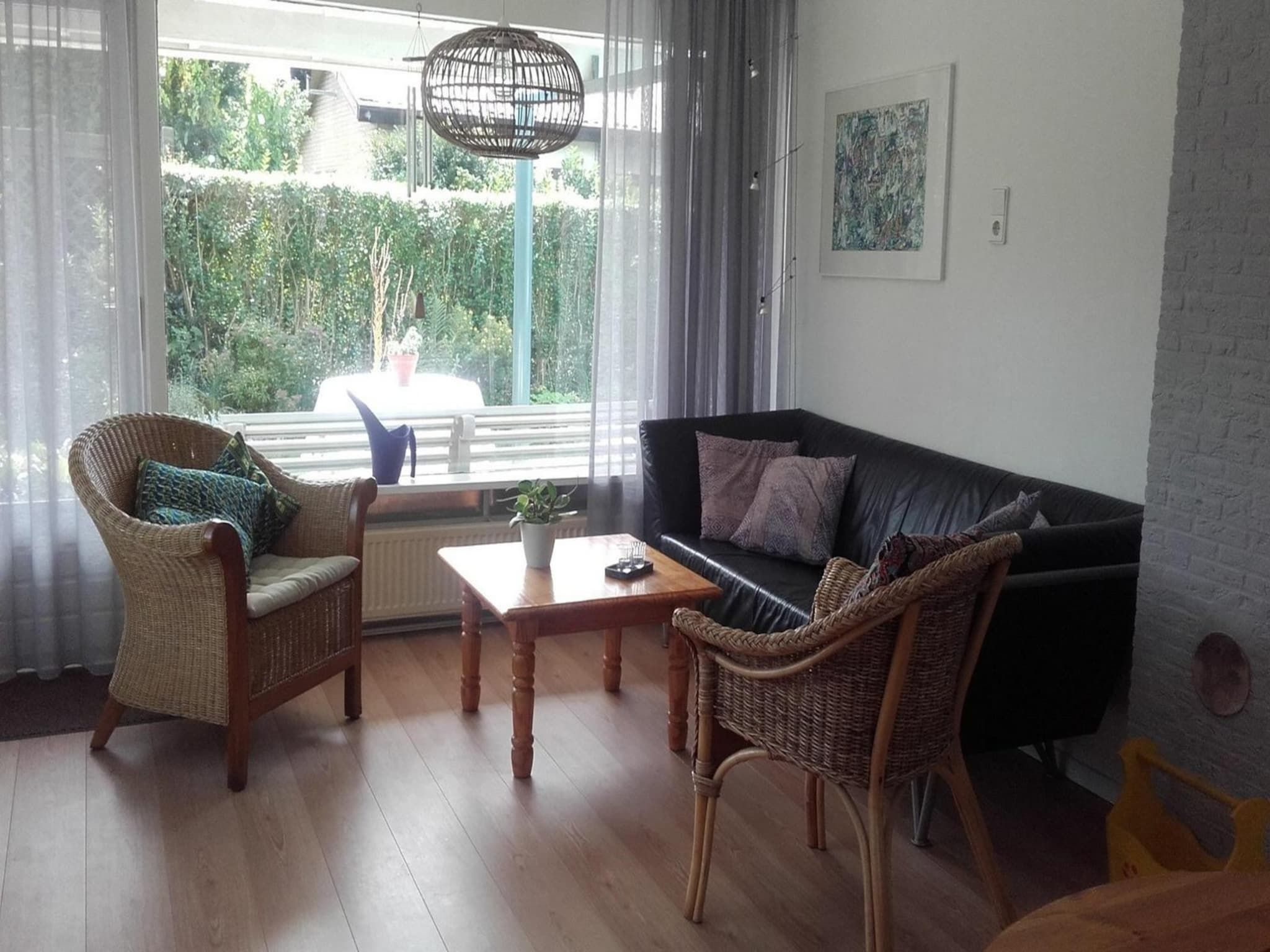 De woonkamer van Zeewaard 5 in Sint Maartenszee