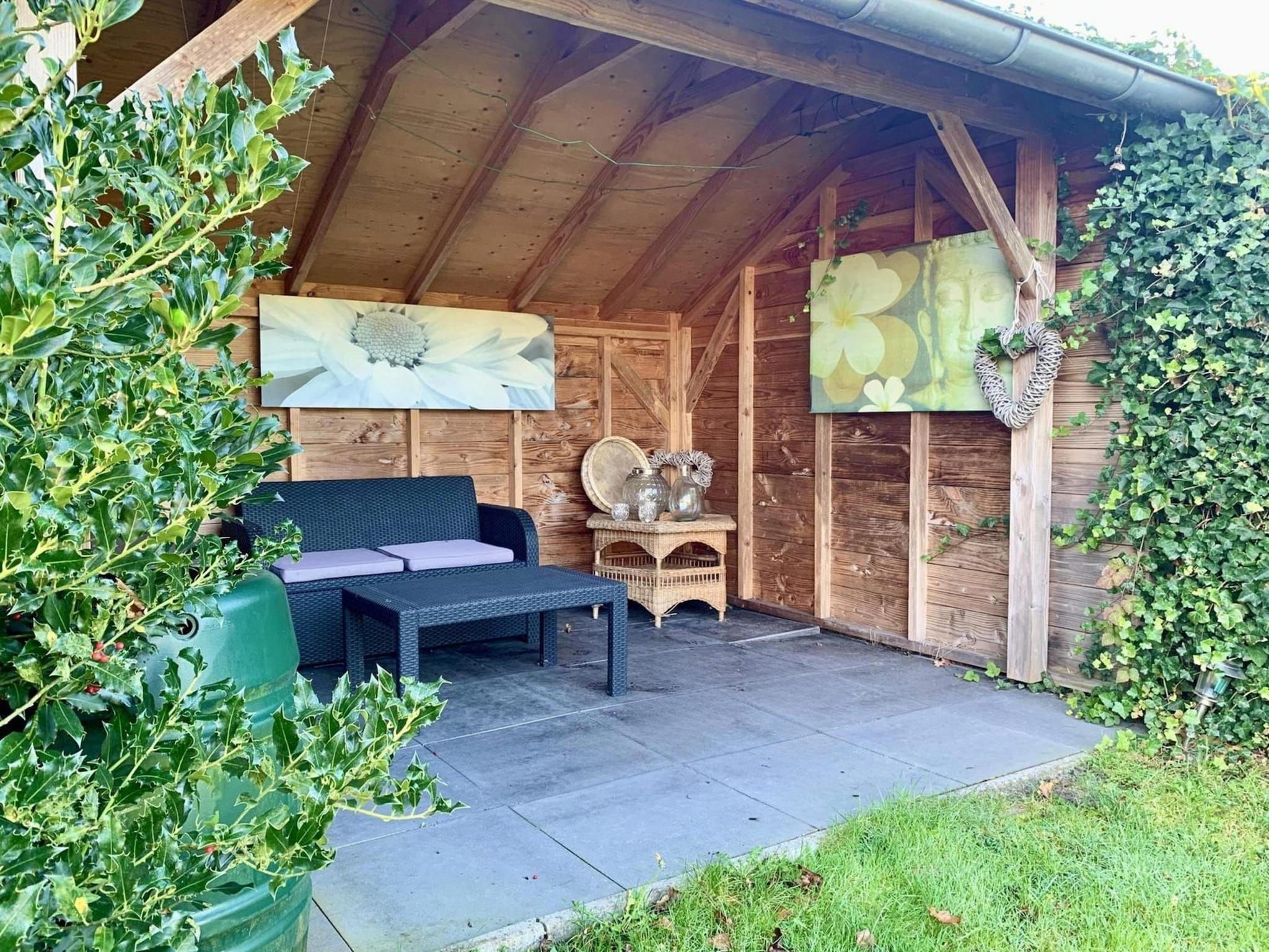 De tuin van Zeewaard 21 in Sint Maartenszee