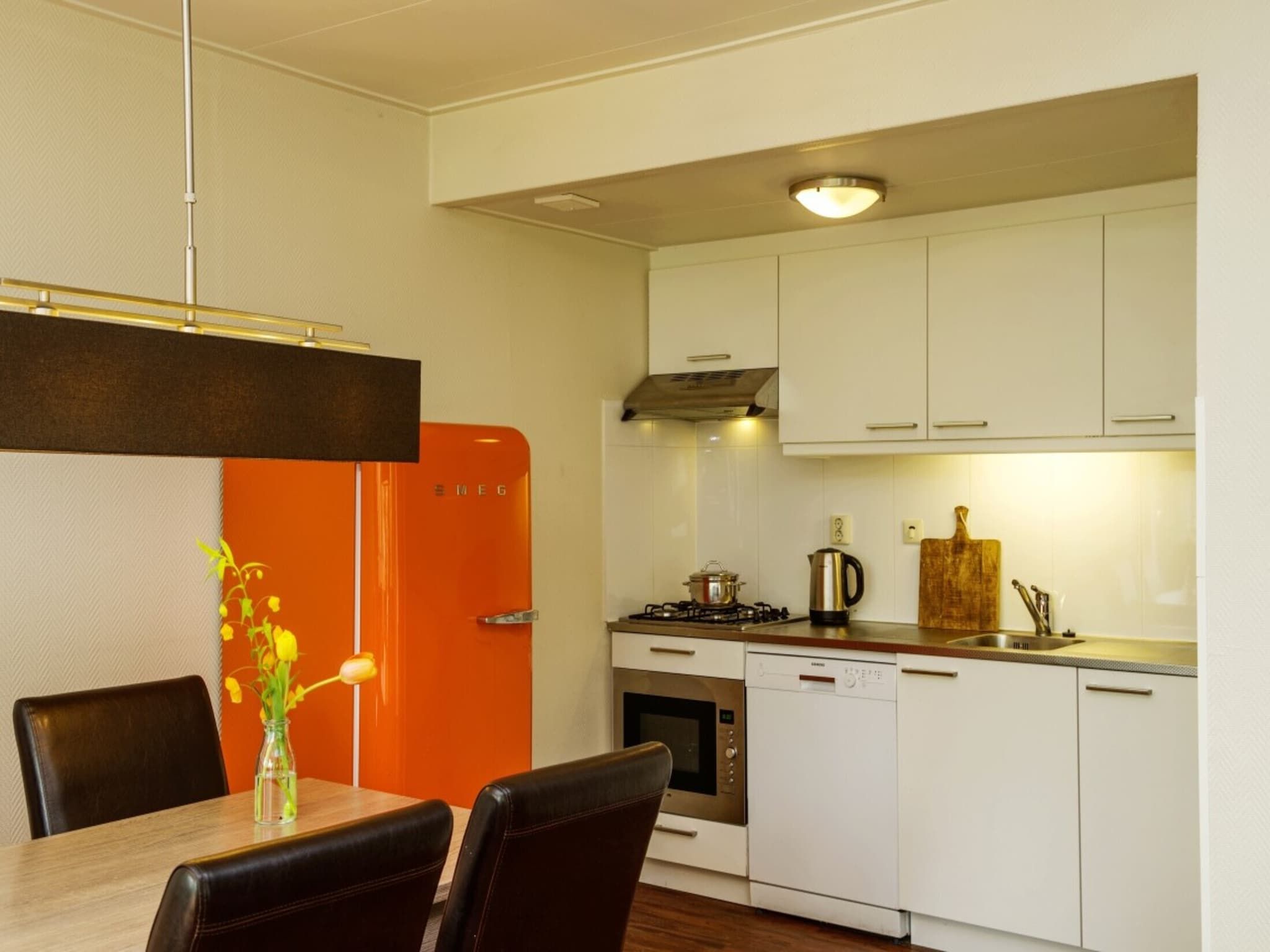 De keuken van Holiday home 8 persons Premium in Scherpenzeel