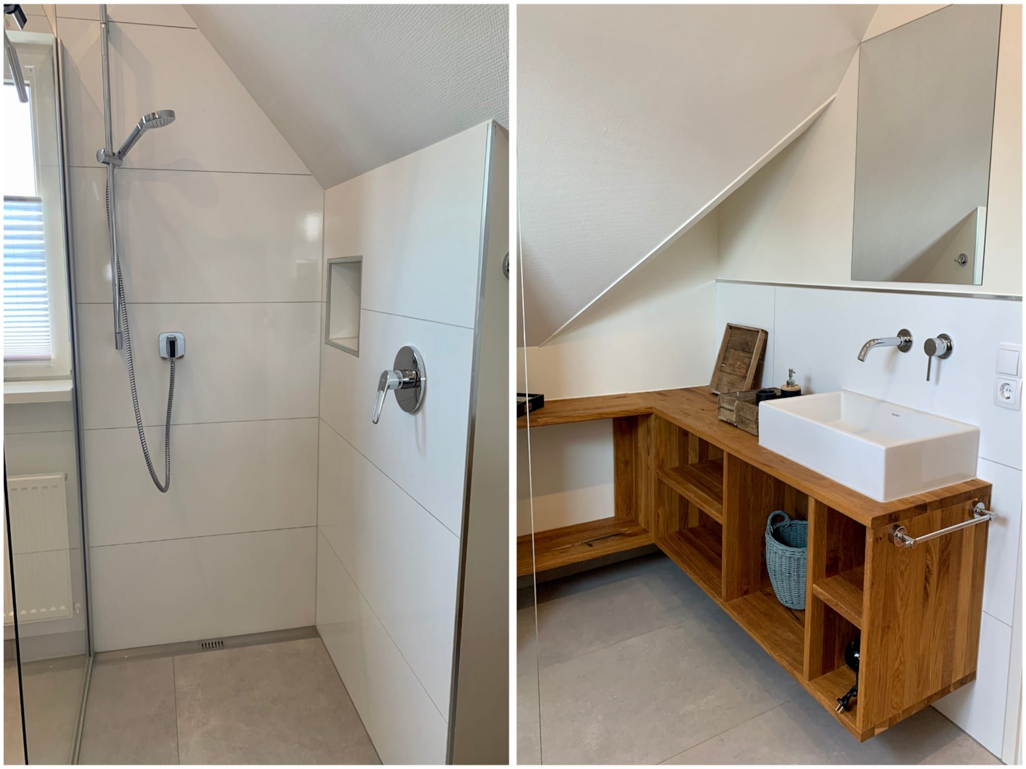 De badkamer van Anzelhoef 7 in Sint Maartenszee