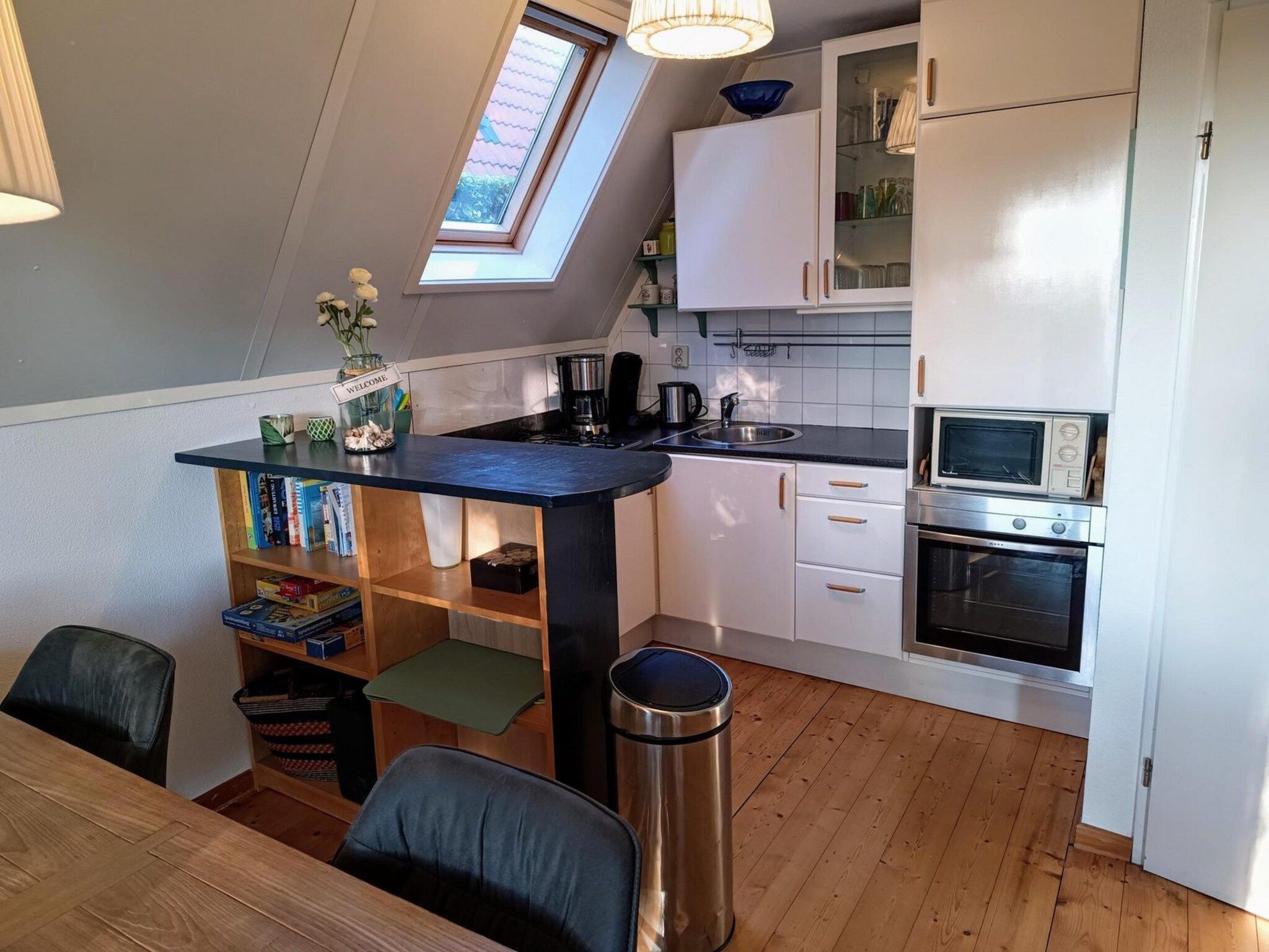 De keuken van Vogelvrij 3 in Sint Maartenszee