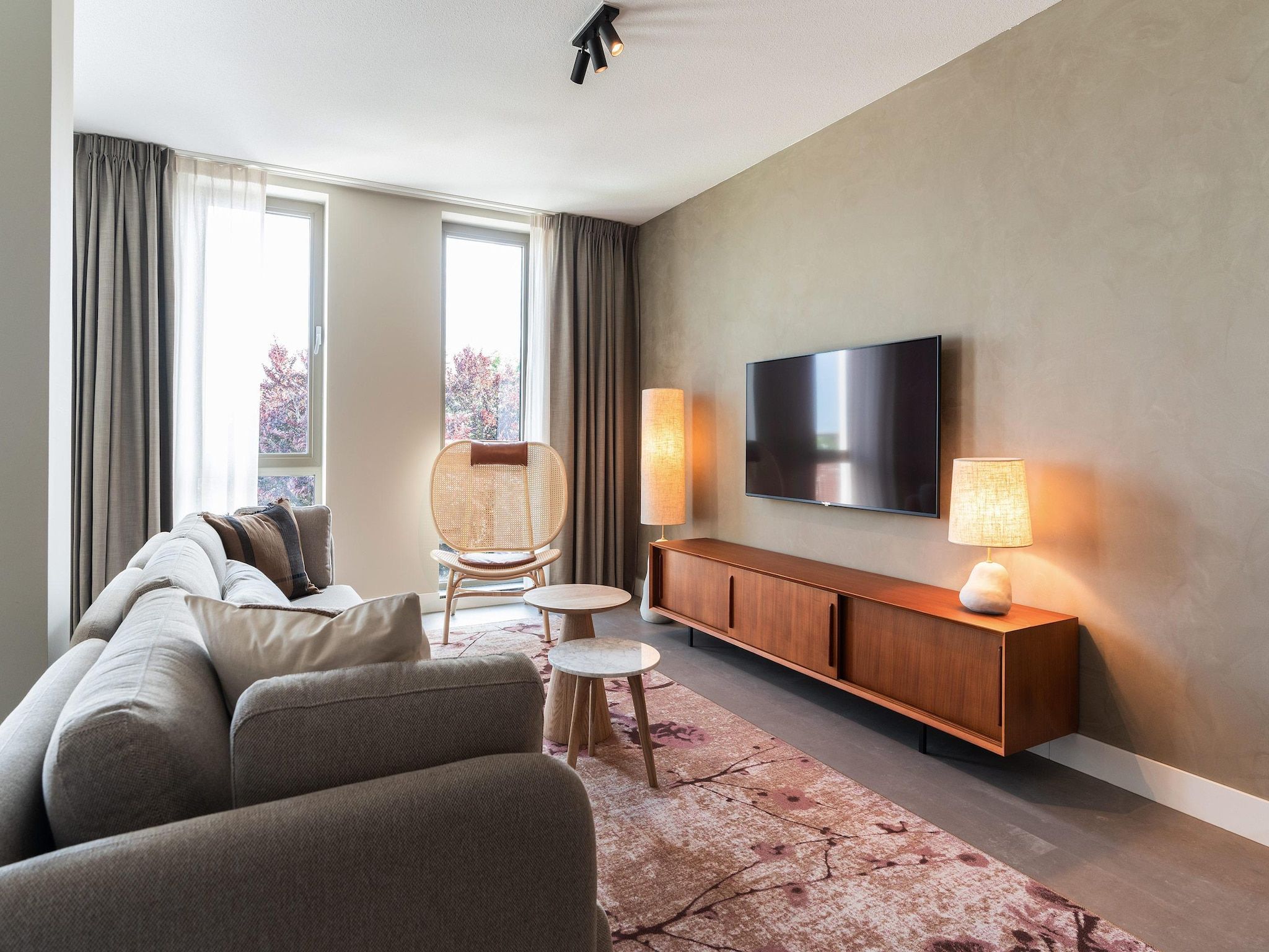 De woonkamer van Walden 5 in Den Haag