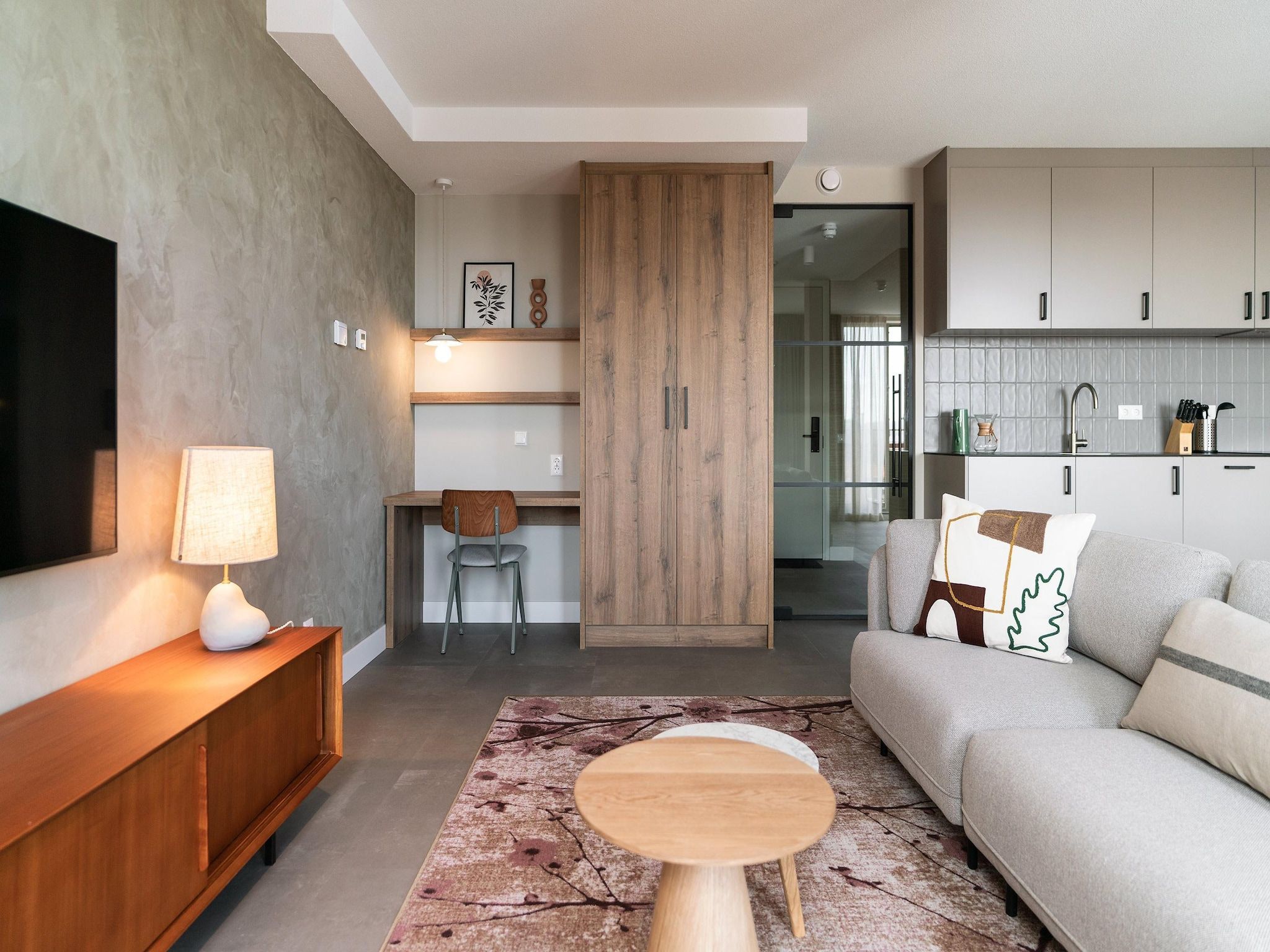 De woonkamer van Walden 5 in Den Haag