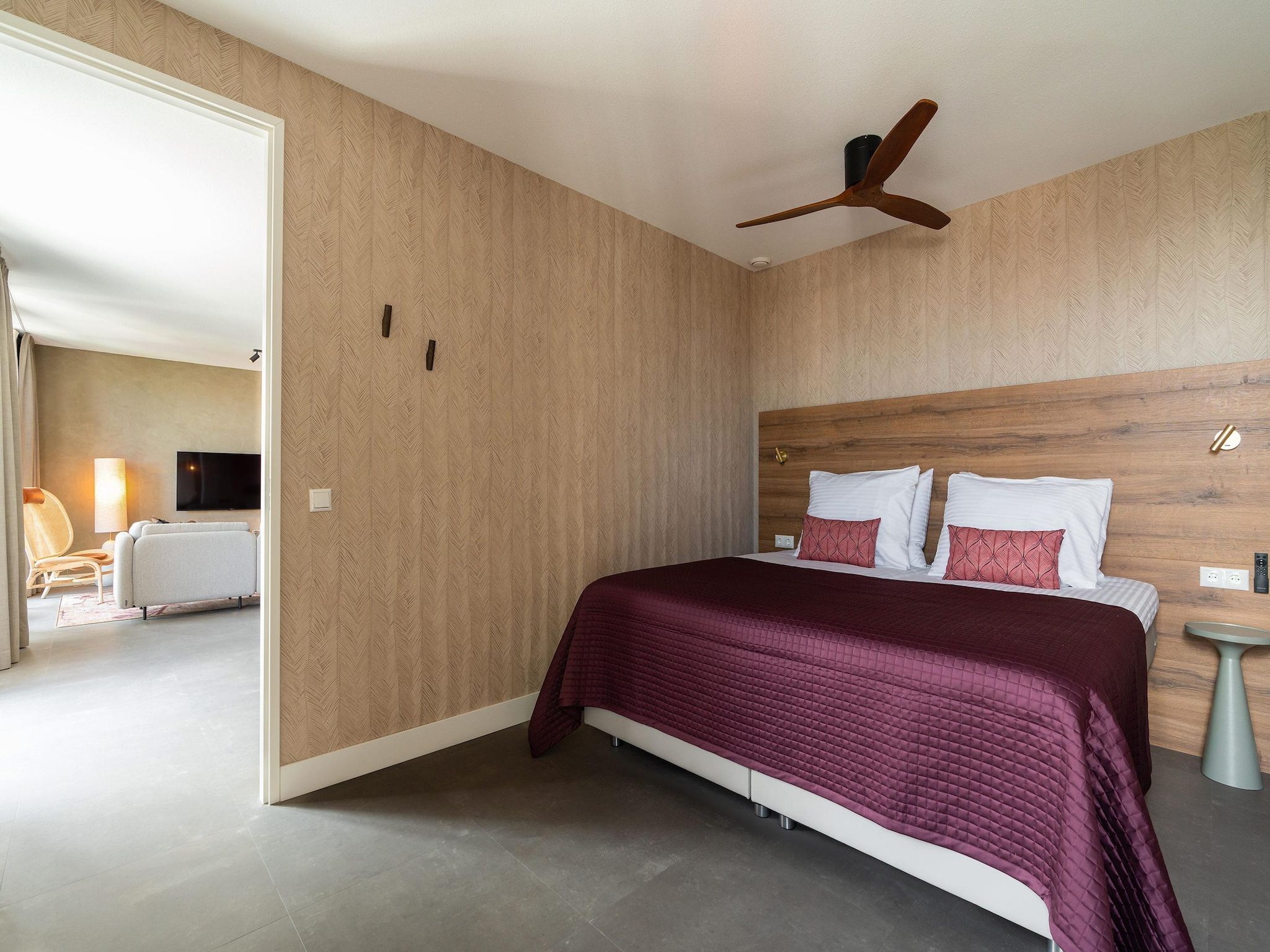 Een slaapkamer van Walden 6 in Den Haag