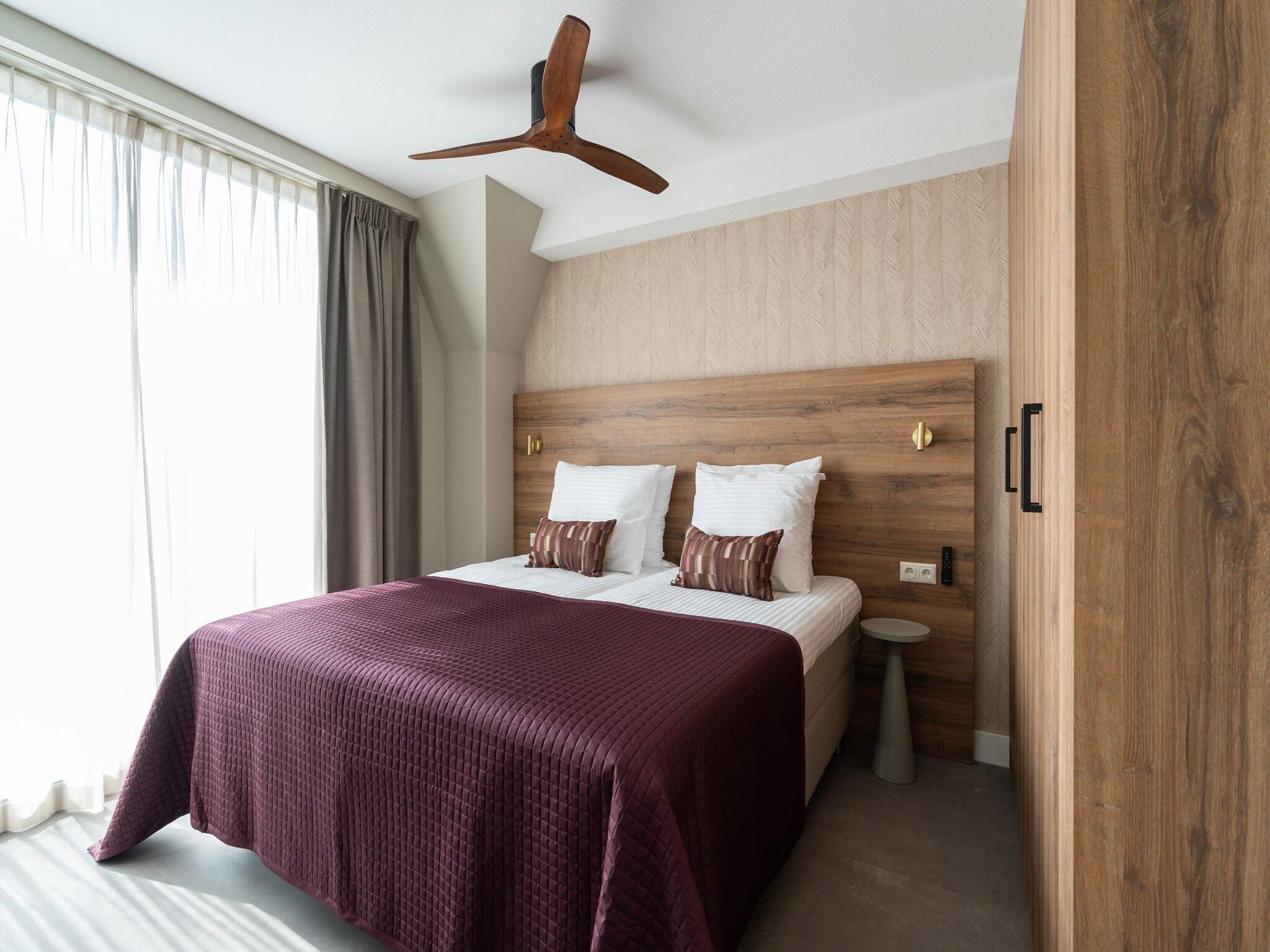 Een slaapkamer van Walden 7 in Den Haag