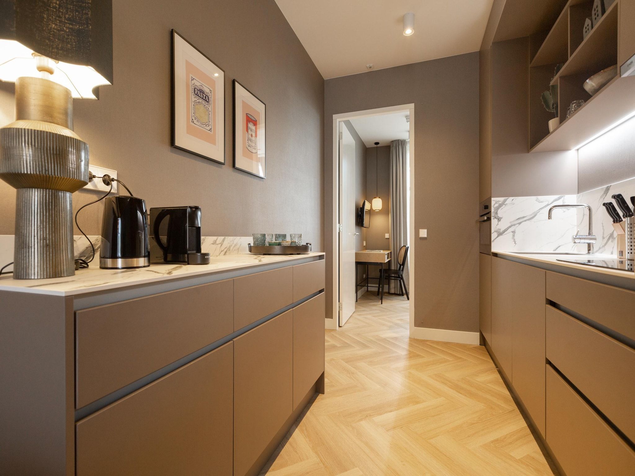 De keuken van Maurits 1 in Den Haag
