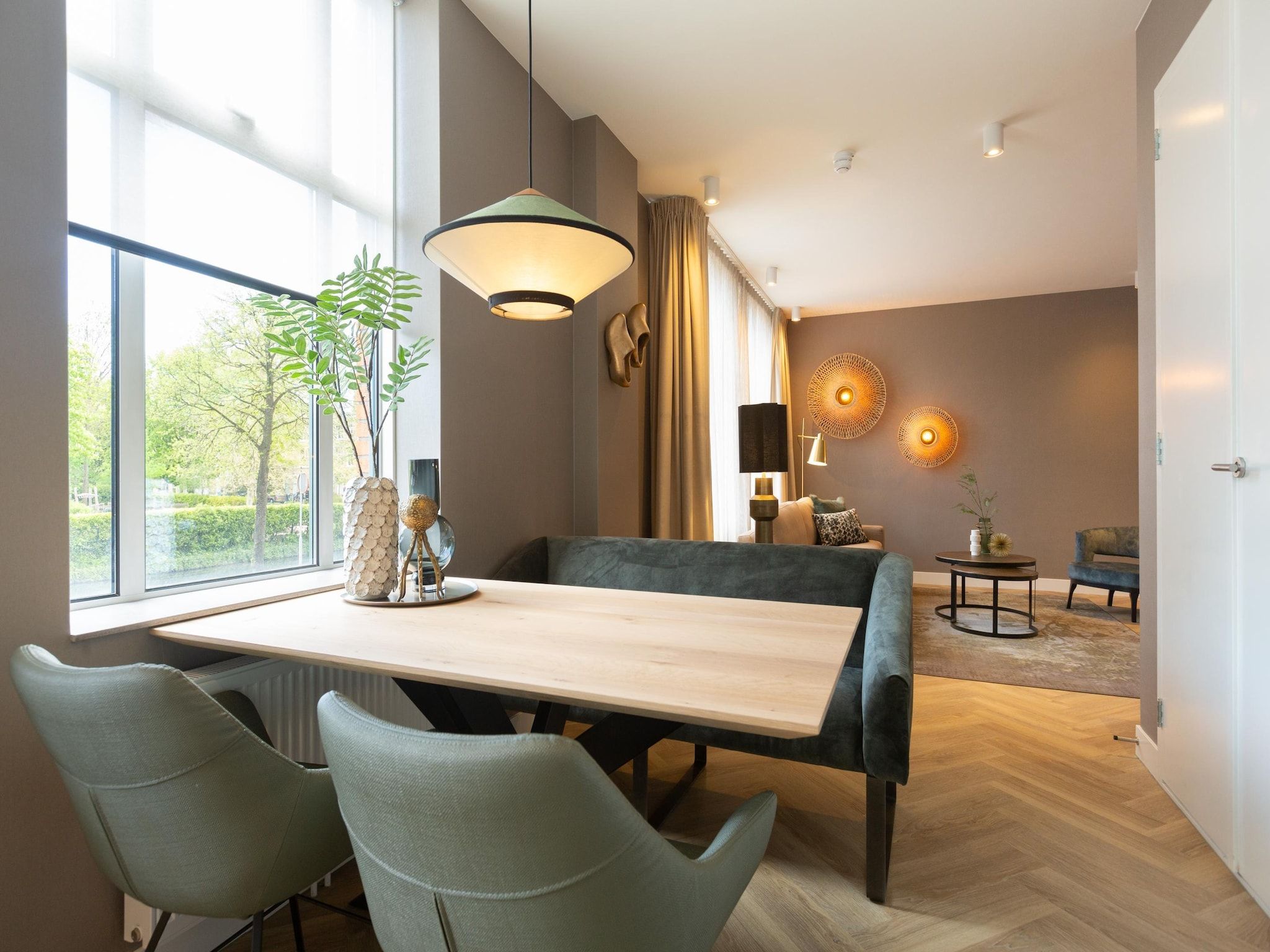 De eetkamer van Maurits 2 in Den Haag