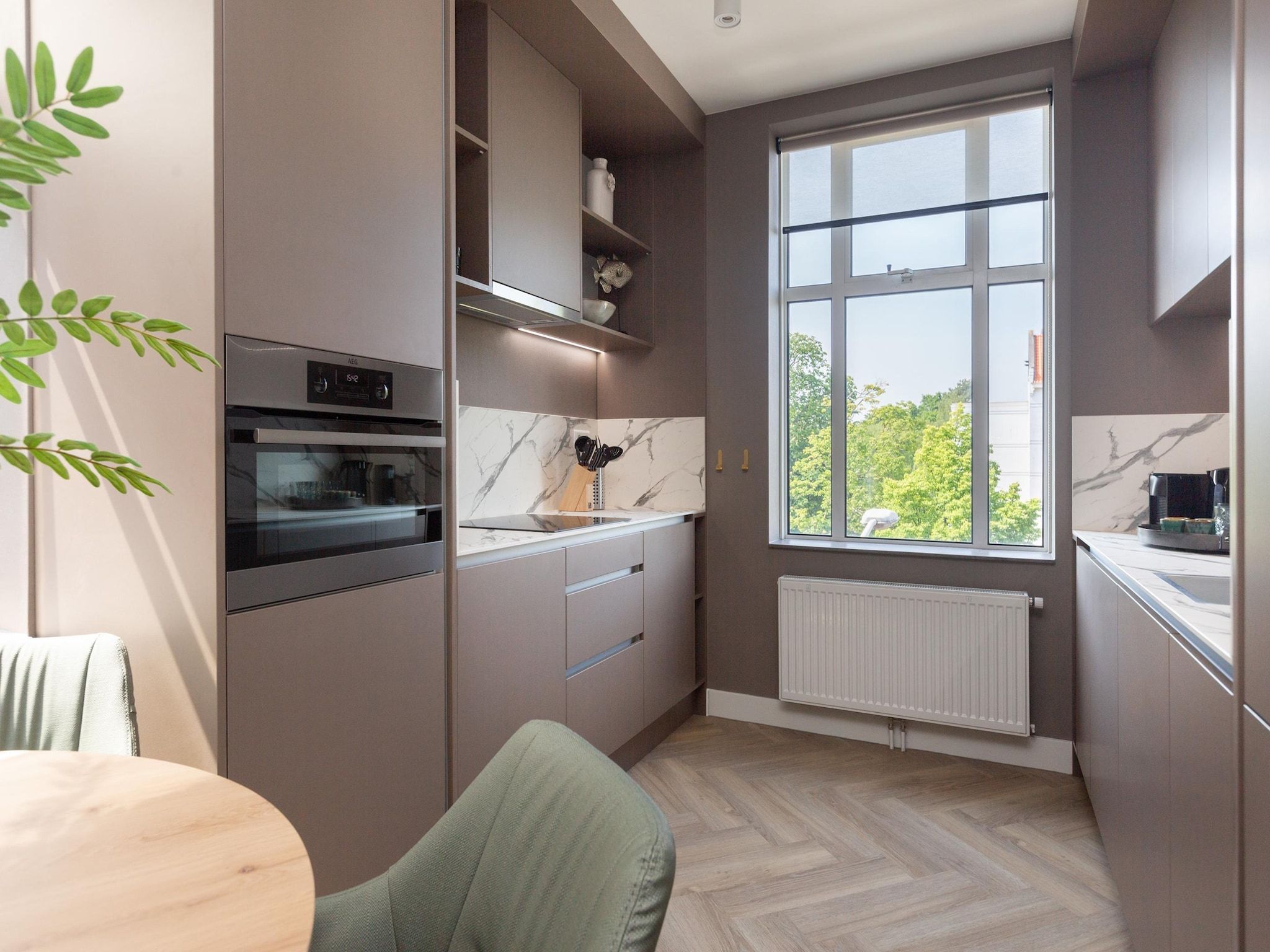 De keuken van Maurits 6 in Den Haag