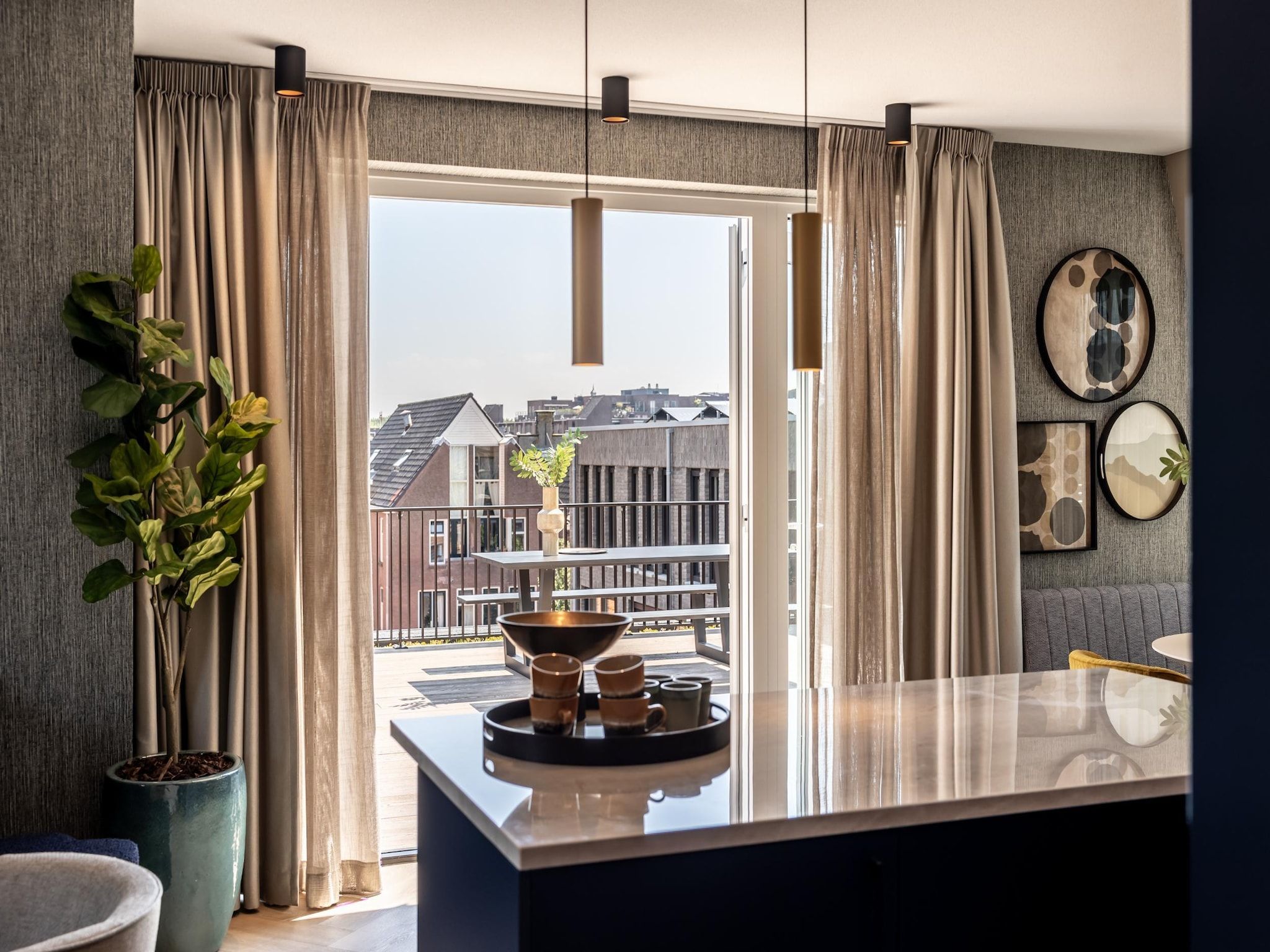 Het uitzicht vanaf Delft 4C in Delft