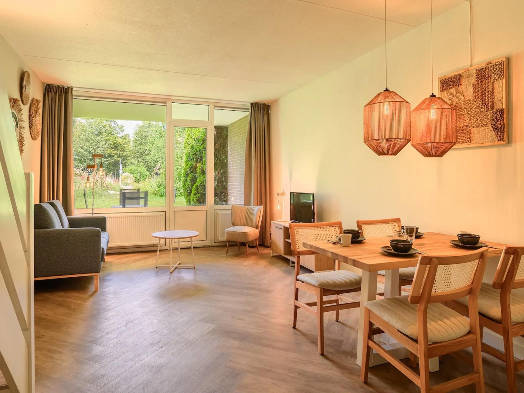 De woonkamer van Appartement Senno 4 in Bruinisse