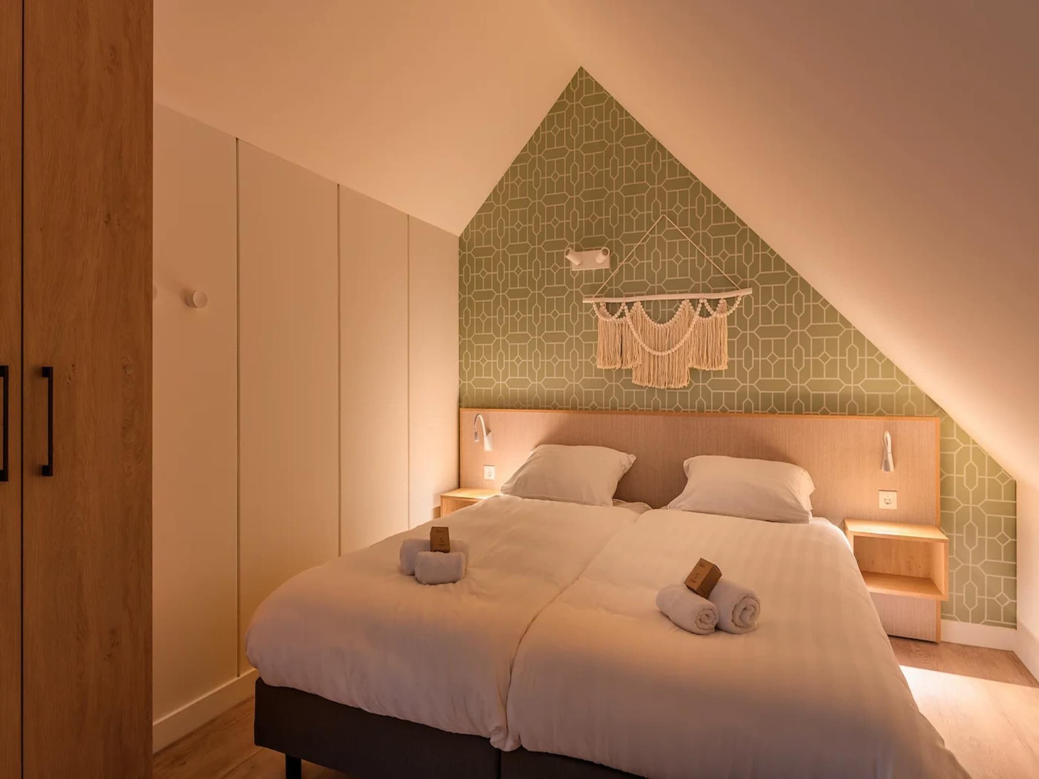 Een slaapkamer van Appartement Comfort 2BR in Bruinisse